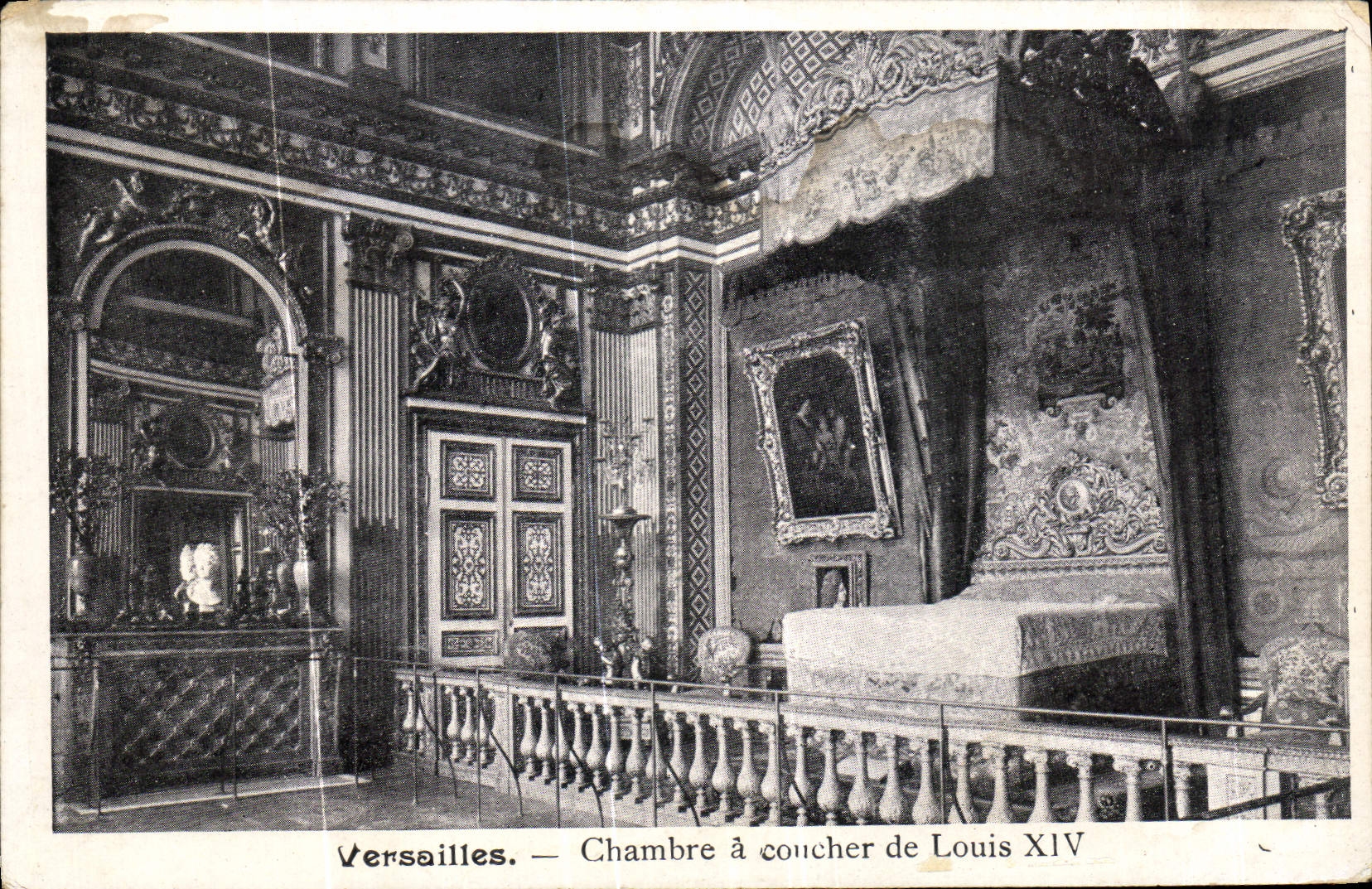 CPA Versailles Chambre a Coucher de Louis XIV