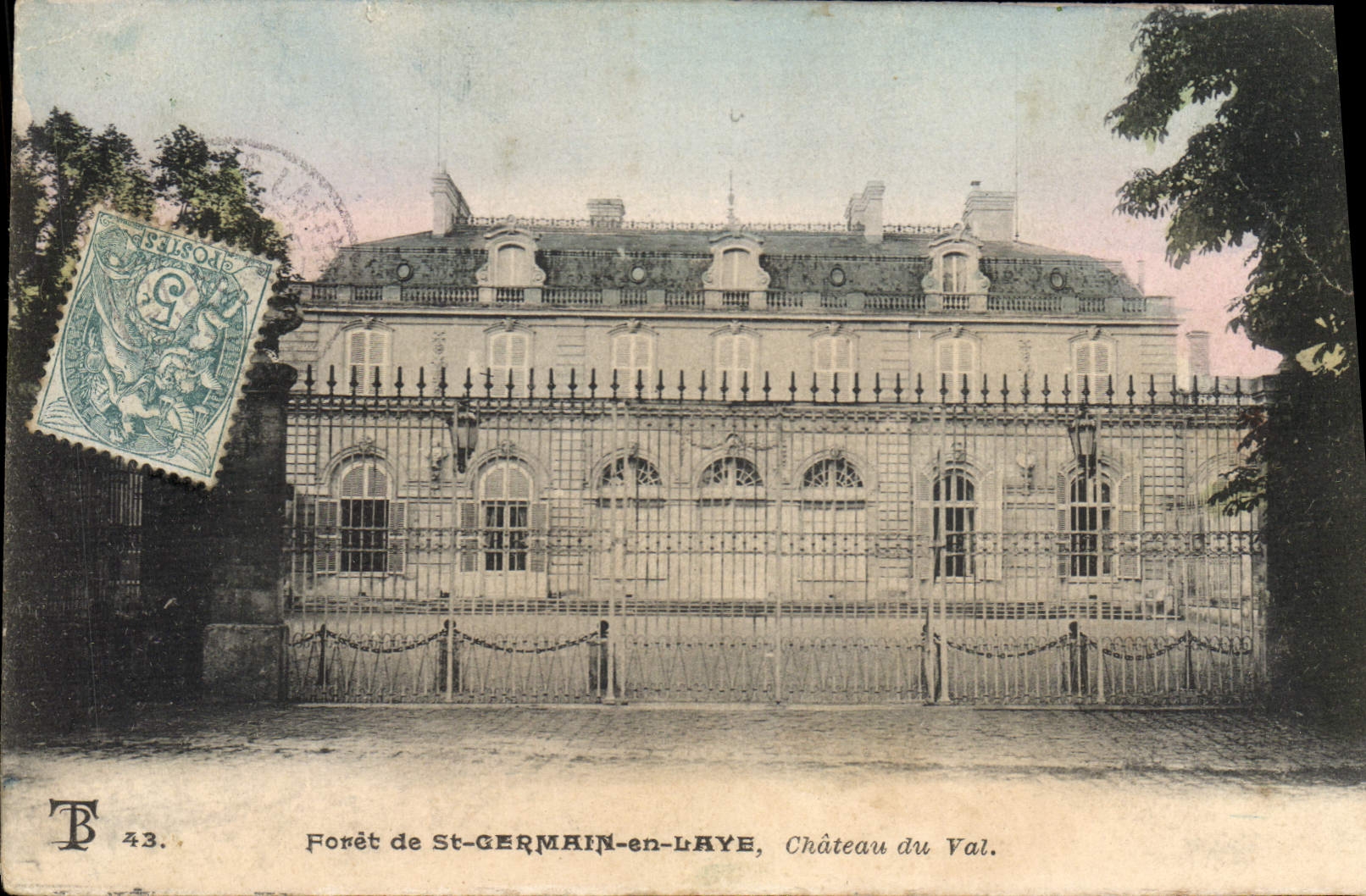 CPA Foret de St Germain en Laye Chateau Du Val