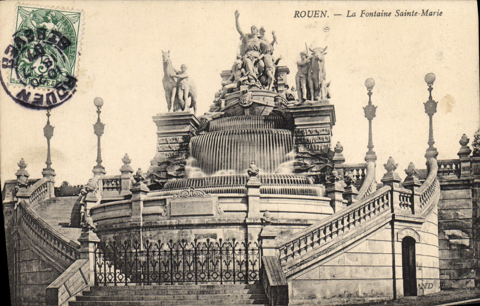 CPA Rouen La Fontaine Saint Marie