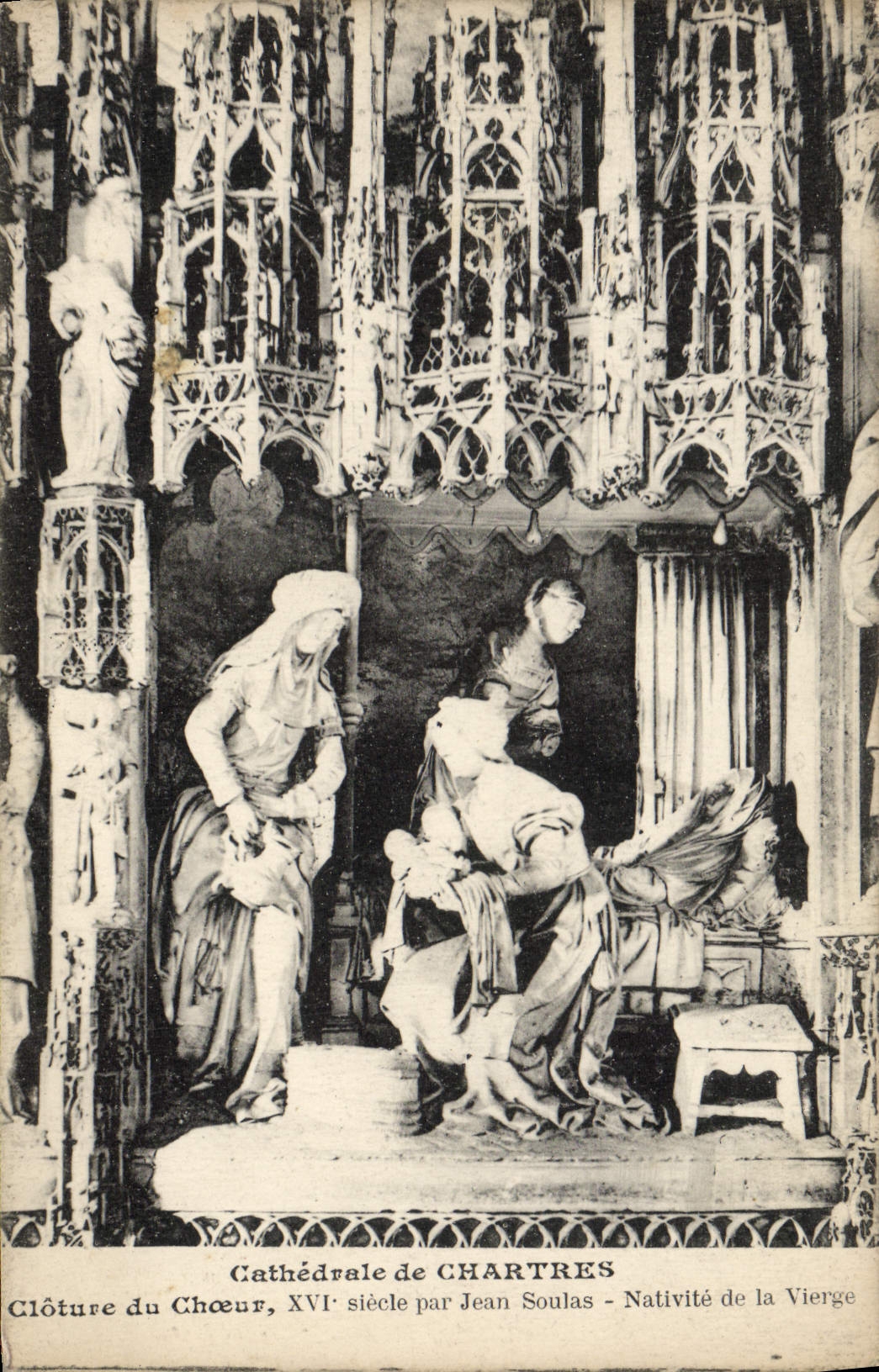 CPA Cathedrale de Chartres Cloture du Choeur Nativite de la Vierge