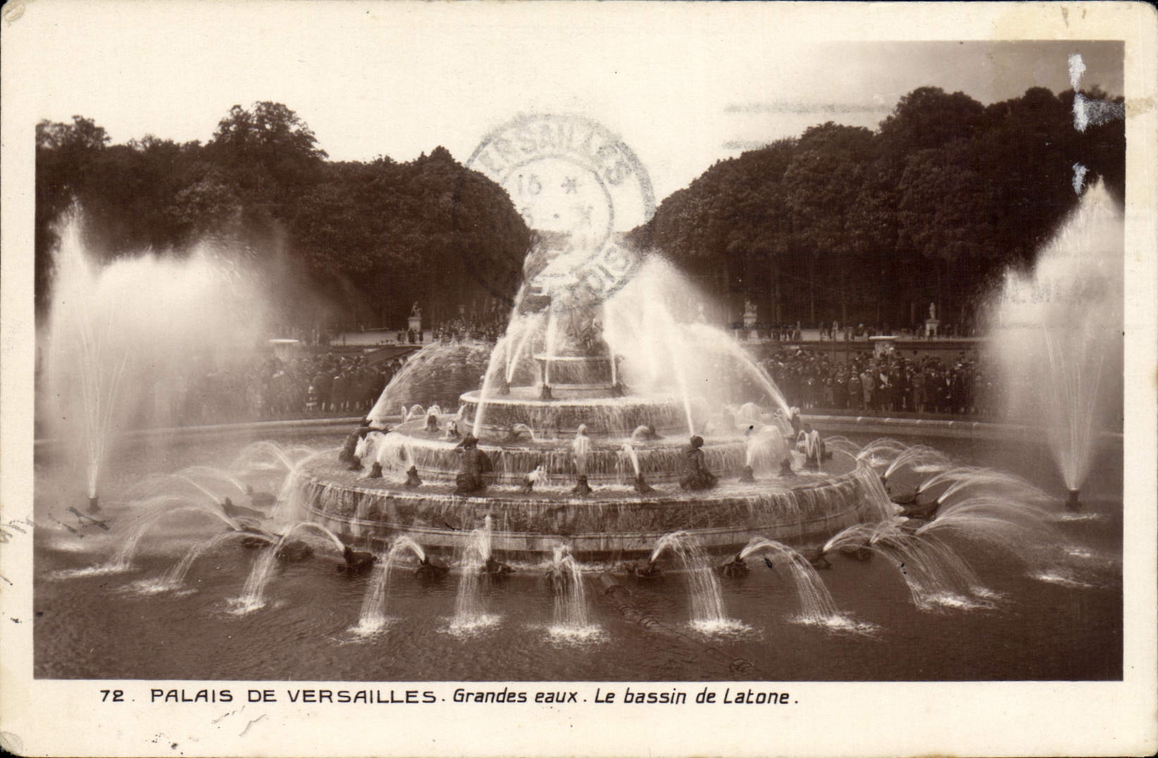 CPA Palais De Versailles Grande eaux Le Bassin de Latone