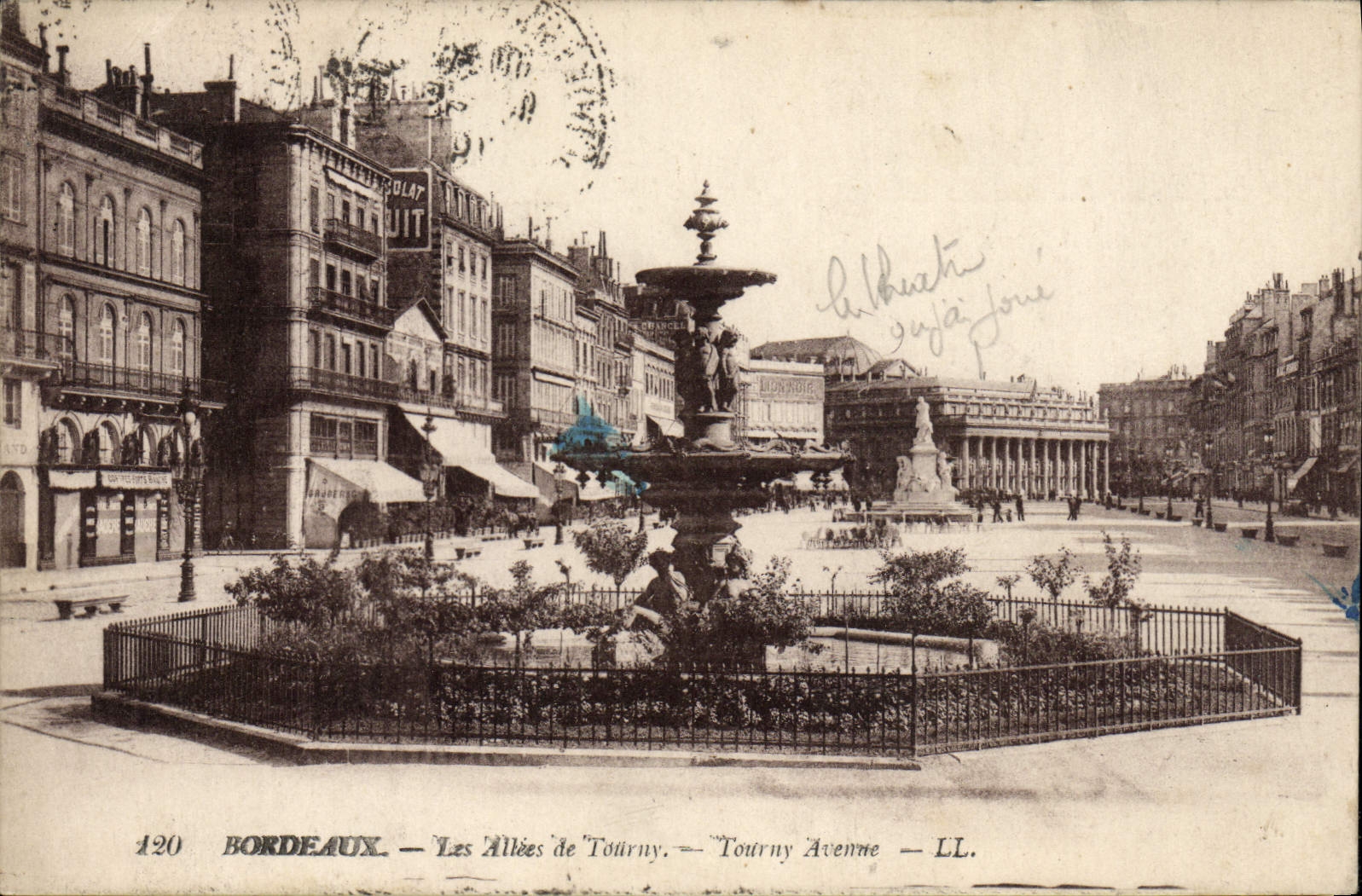 CPA Bordeaux Les Allees de Tourny