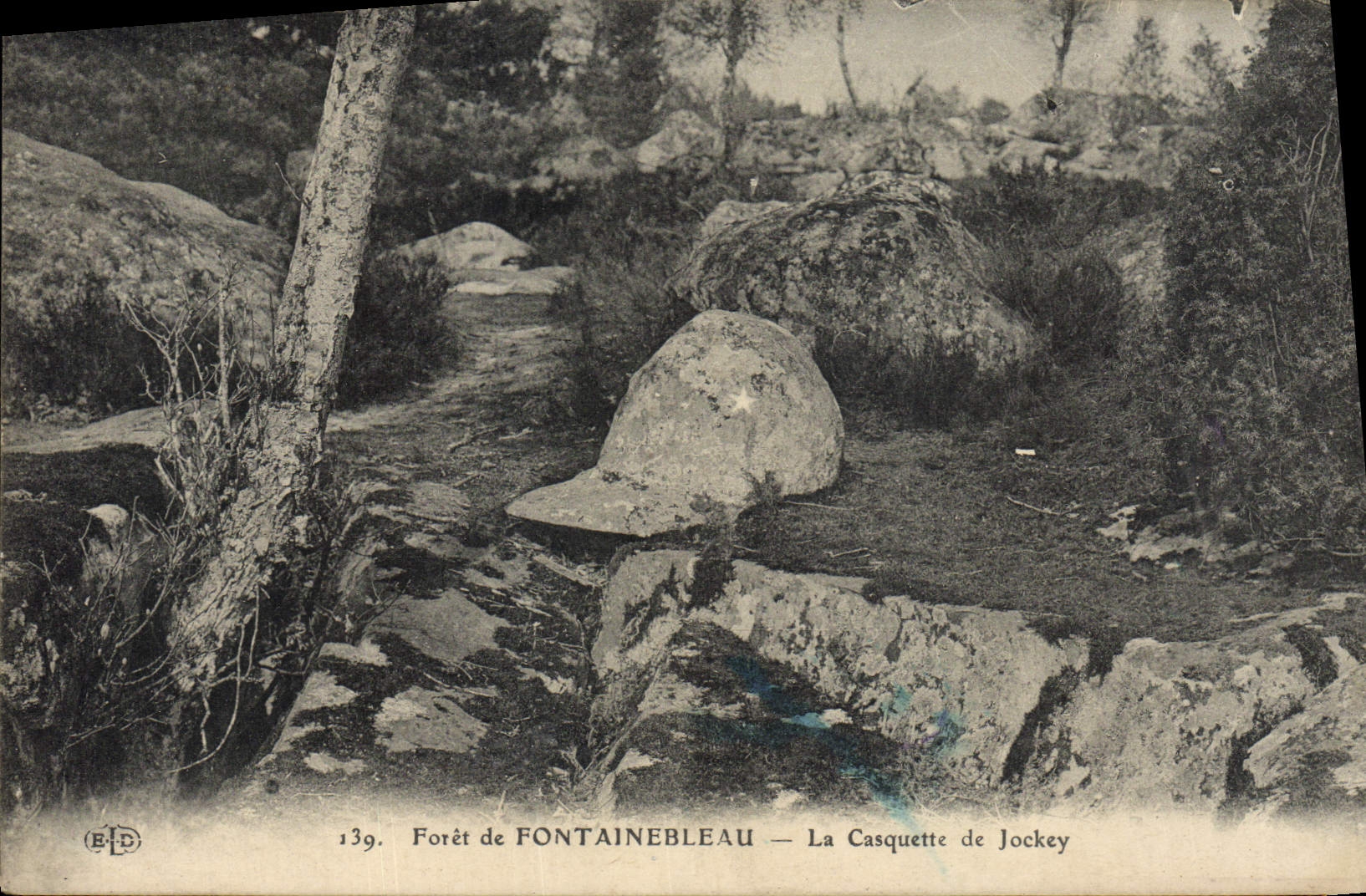 CPA Foret de Fontainebleau La Casquette de Jockey