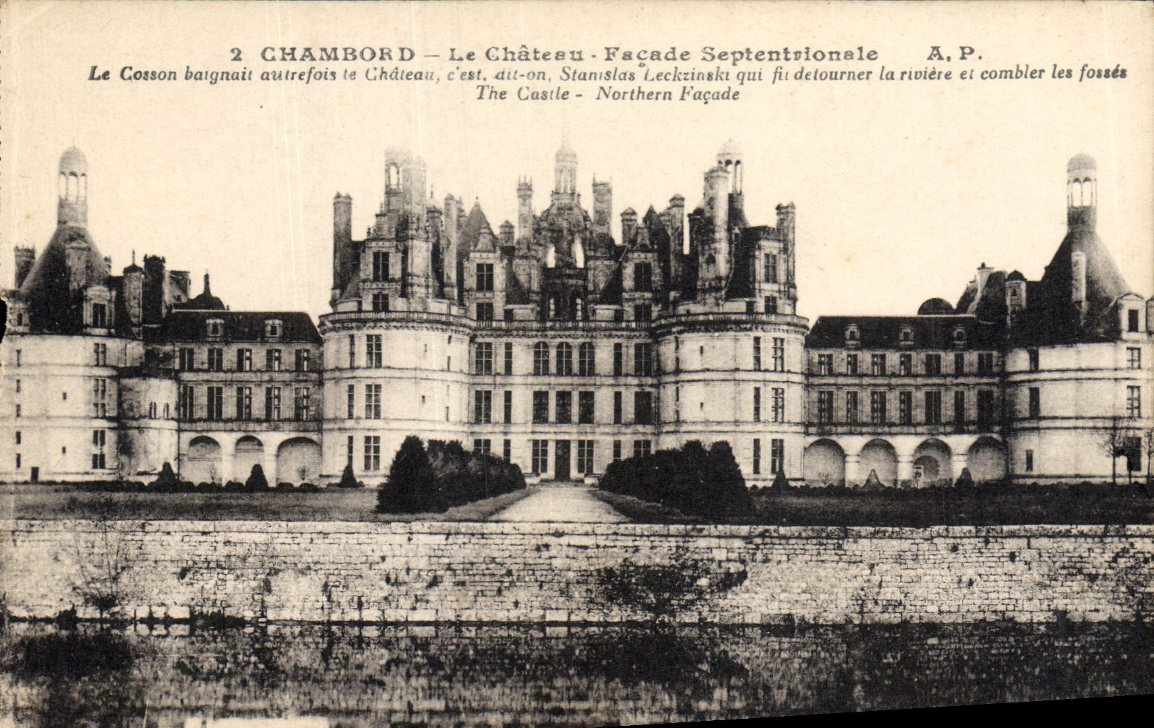 CPA Chambord Le Chateau Facade septentrionale