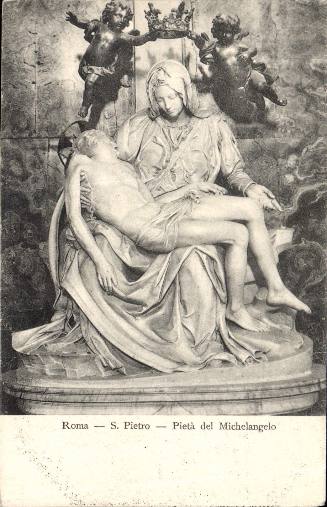POSTAL Roma Pedro Pieta del Michelangelo de la VENDIMIA