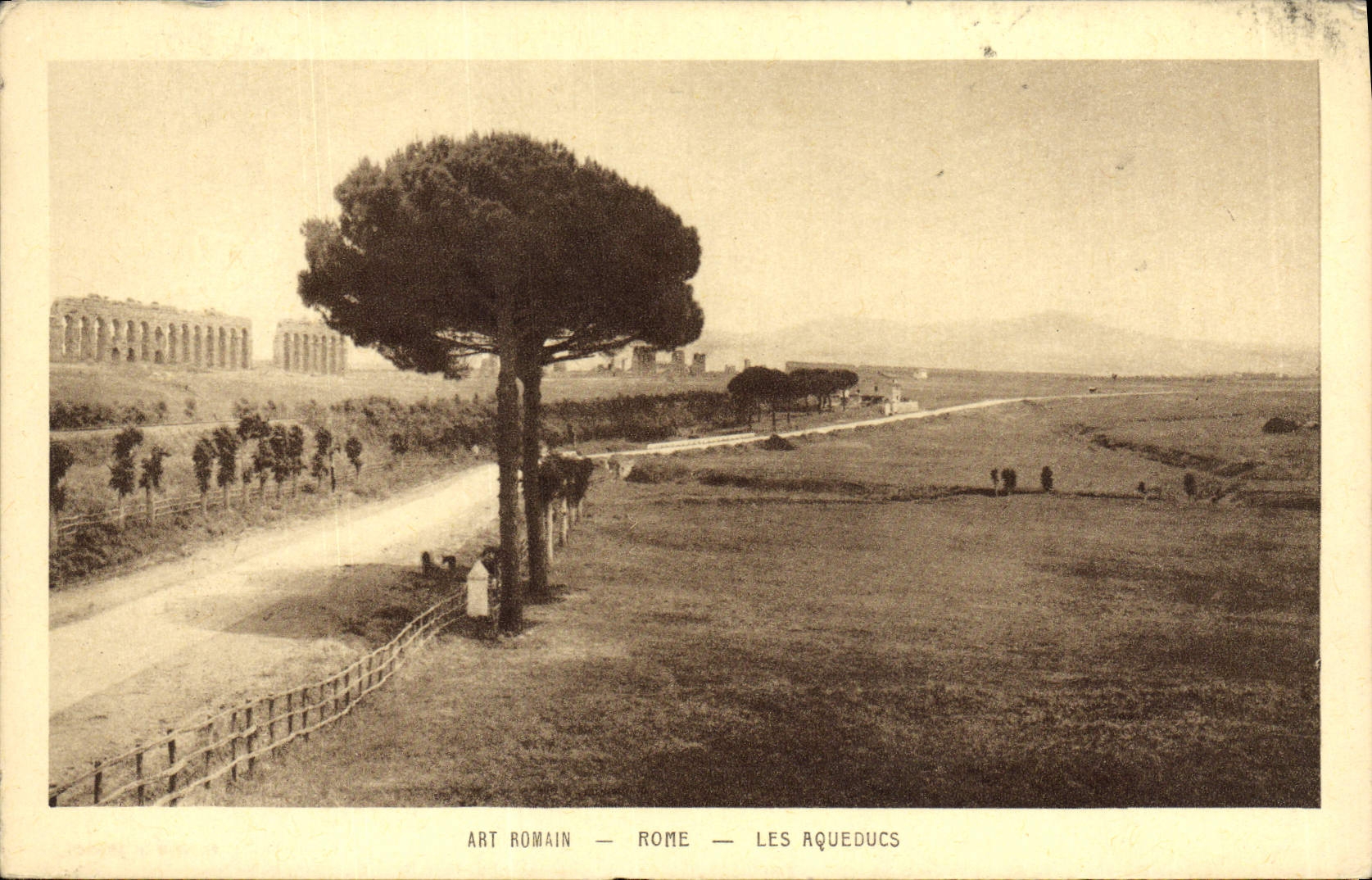 Acueductos de Roma de la POSTAL de la VENDIMIA