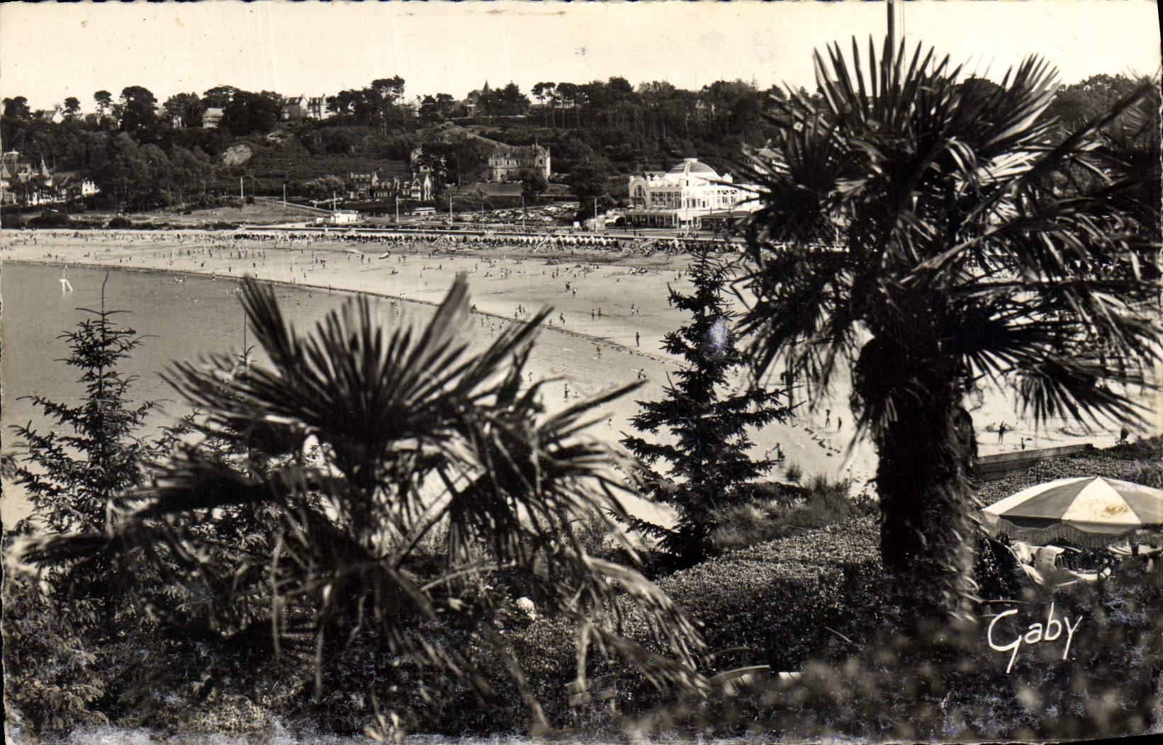 MODERN CARD Perros Guirec Beach of Trestraou