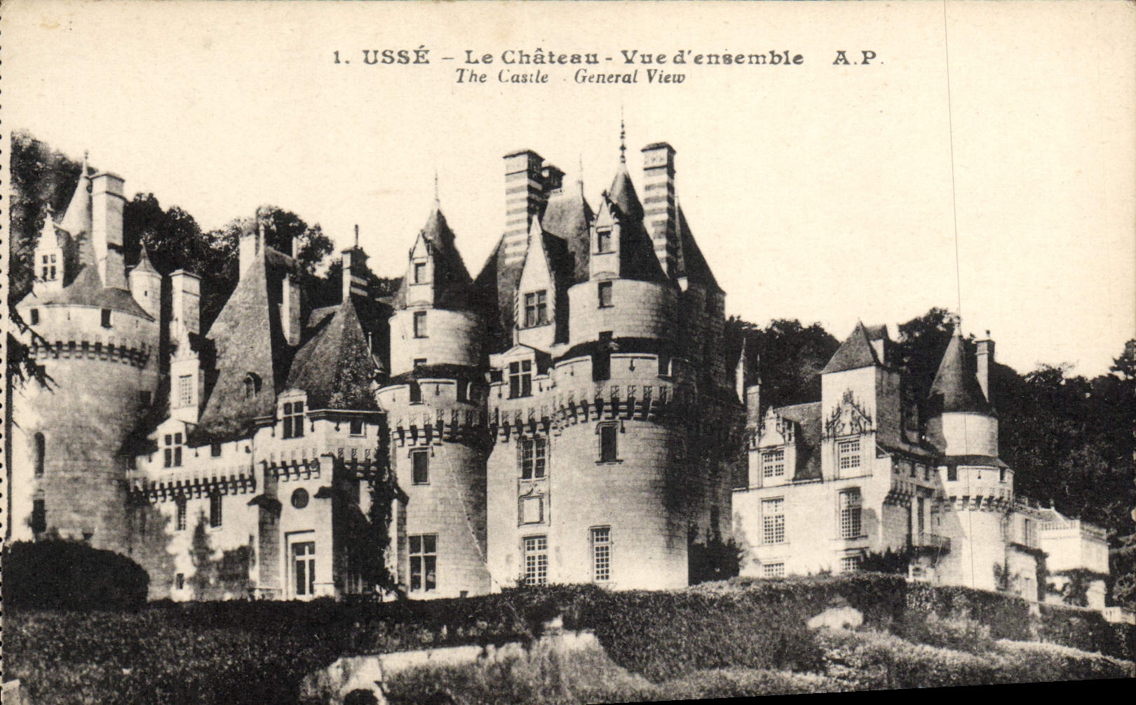 VINTAGE POSTCARD Worn the Castle Overall picture