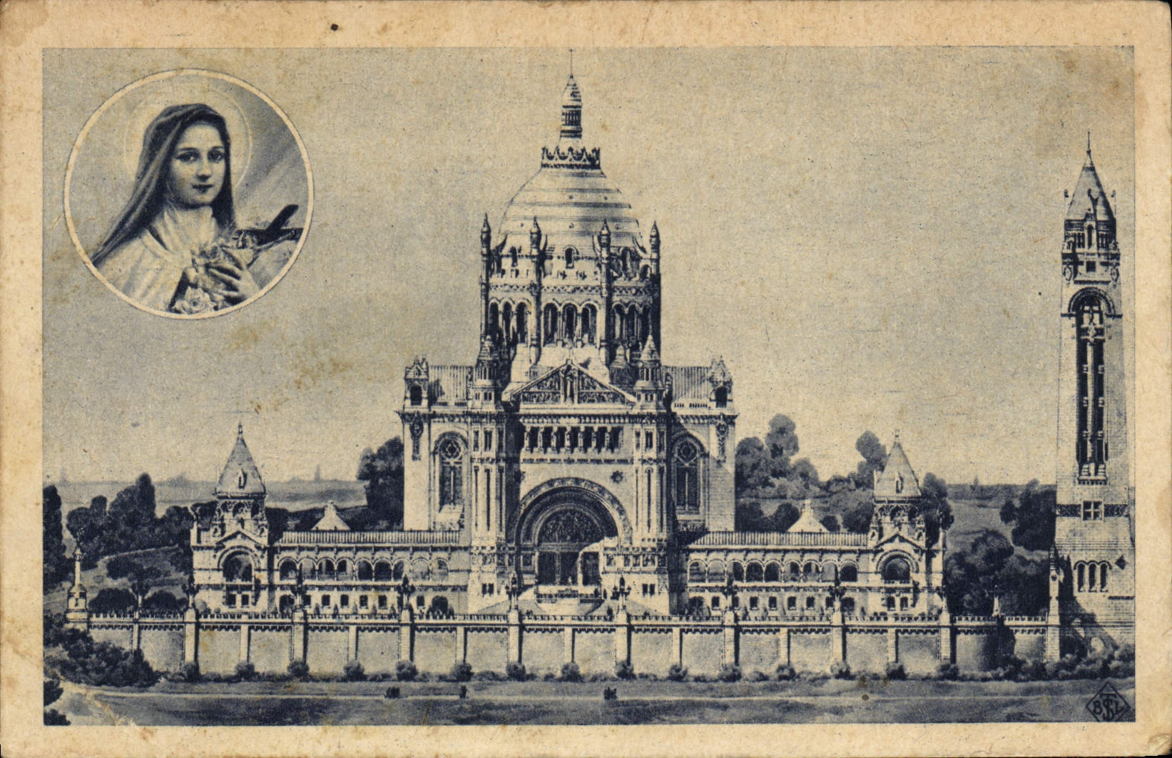 CPA La Basilique De Lisieux Vue Generale du Projet