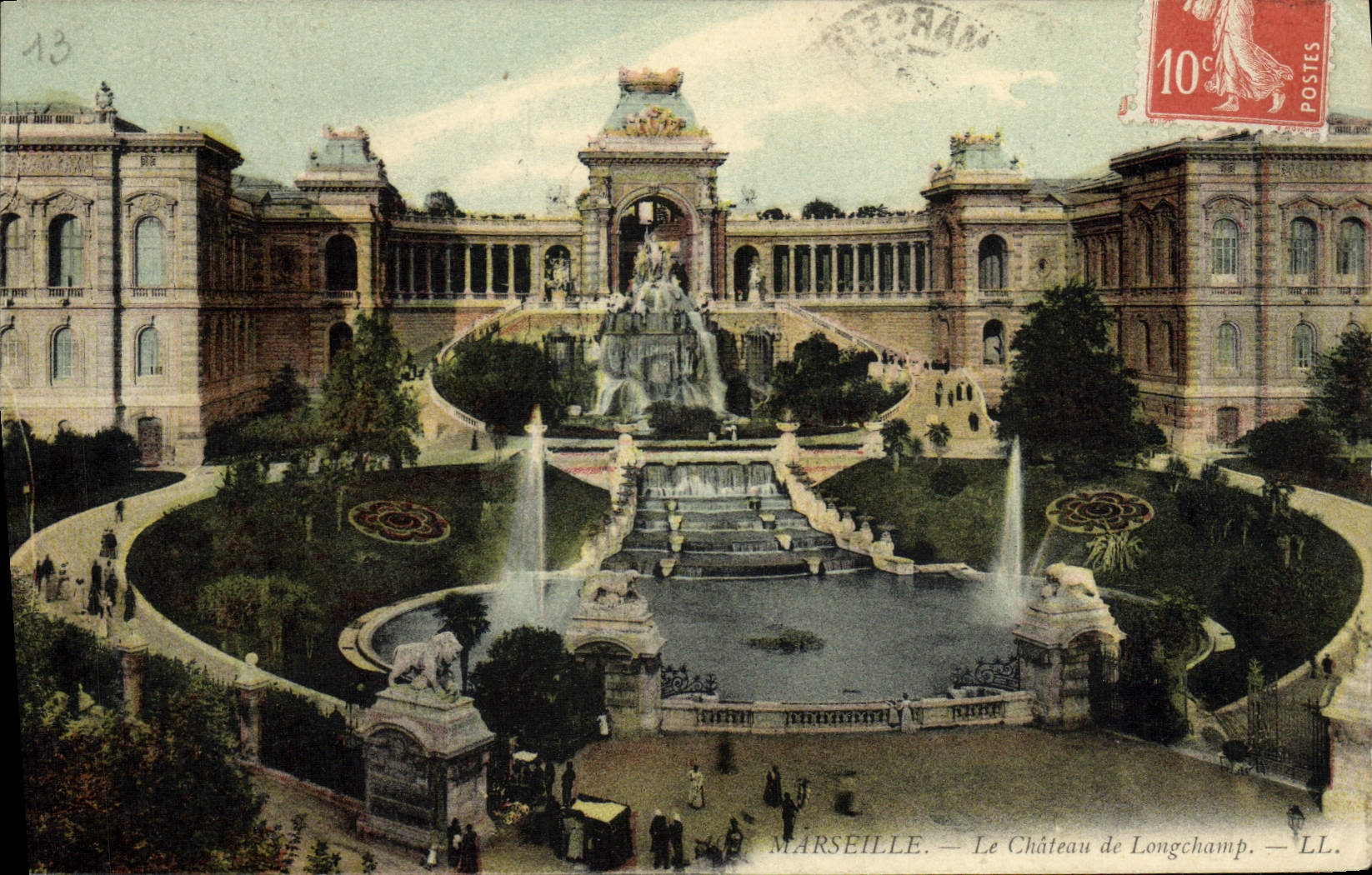 CPA Marseille Le Chateau de Longchamp