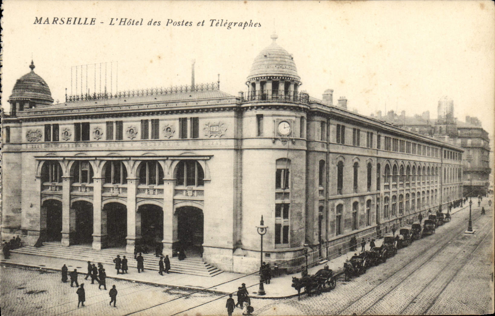 CPA Marseille L'Hotel des Postes et Telegraphes