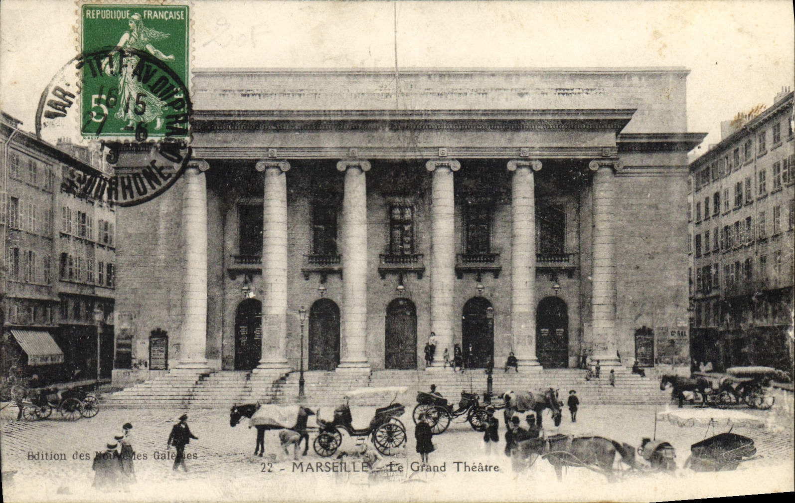 CPA Marseille Le Grand Theatre
