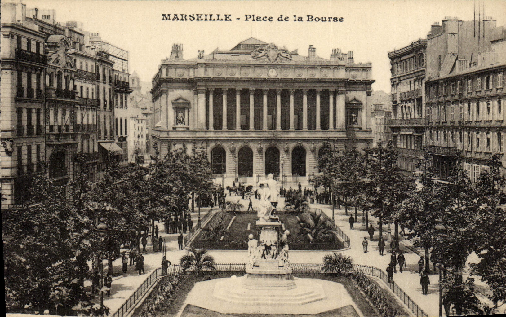 CPA Marseille Place de la Bourse