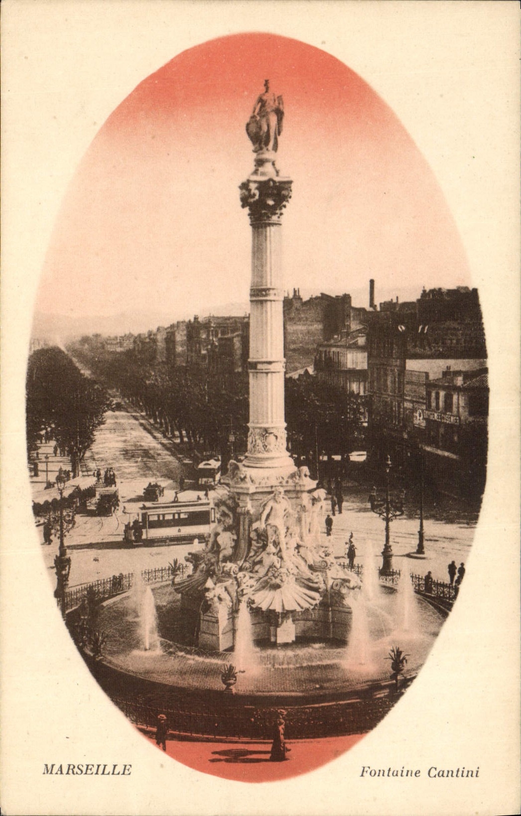 CPA Marseille Fontaine Cantini Tramway