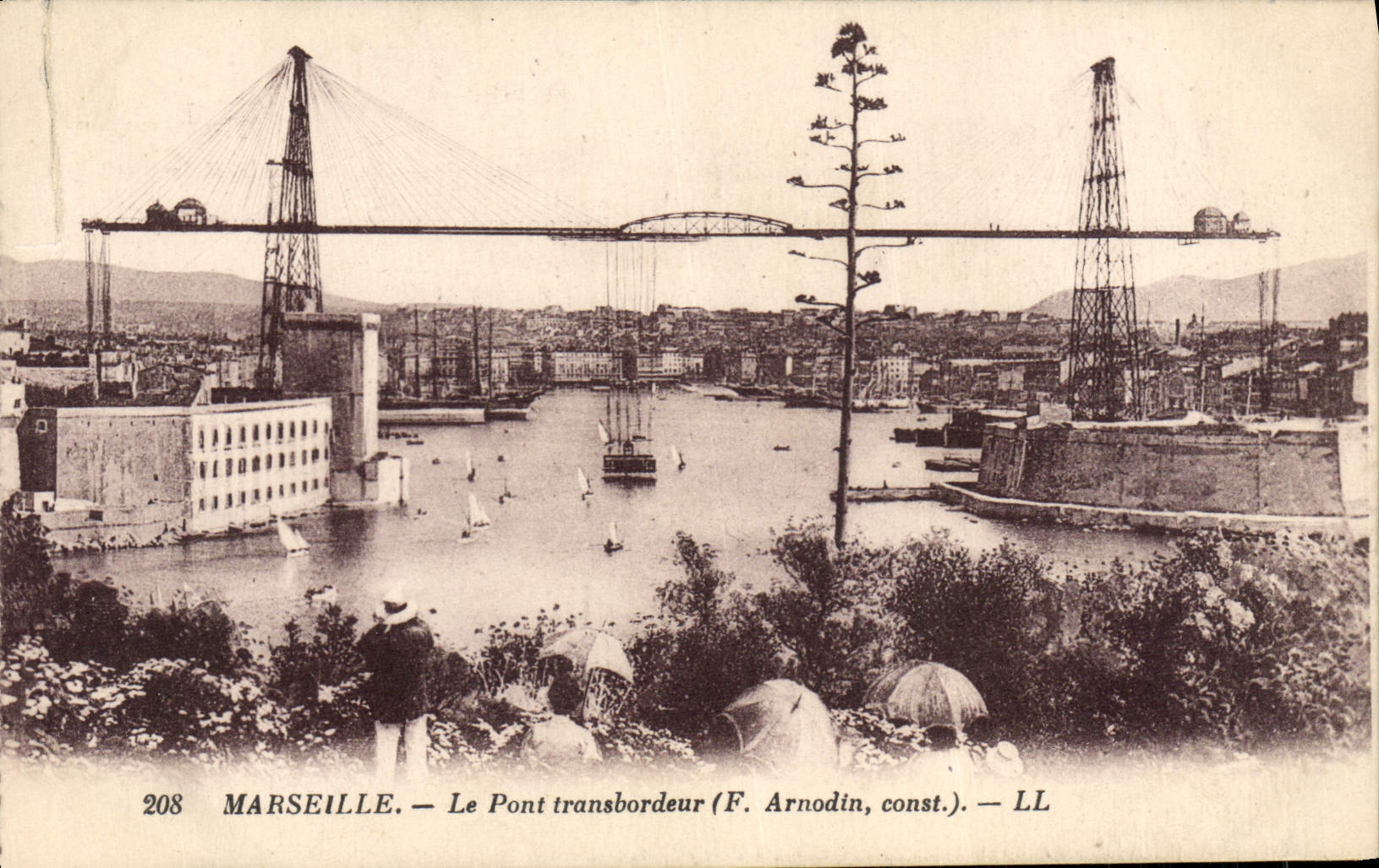 CPA Marseille Le Pont Transbordeur