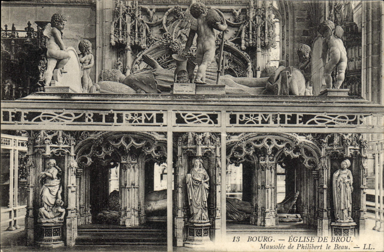 CPA Bourg Eglise De Brou Mausolee de Philibert le Beau