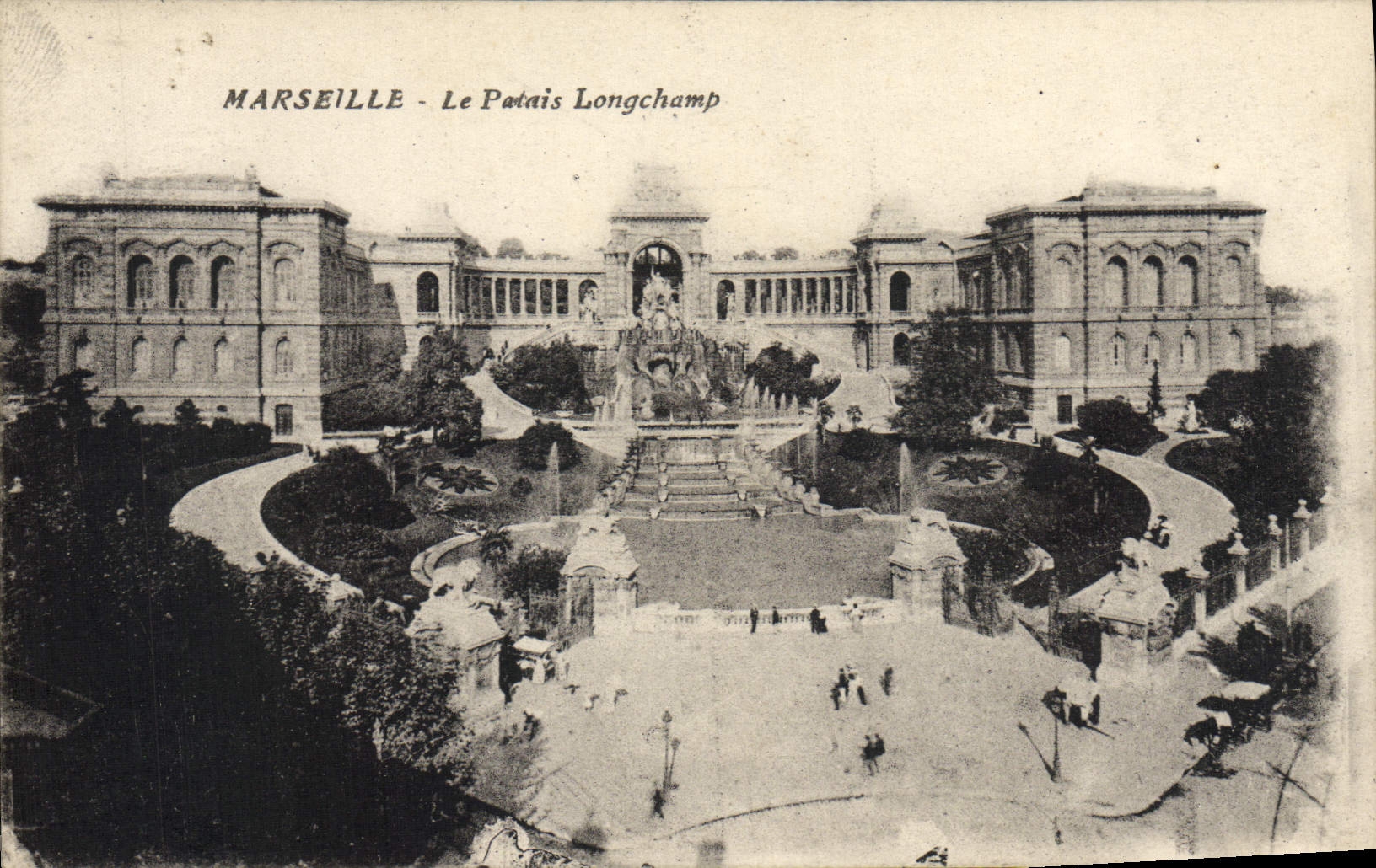 CPA Marseille Le Palais Longhcamp