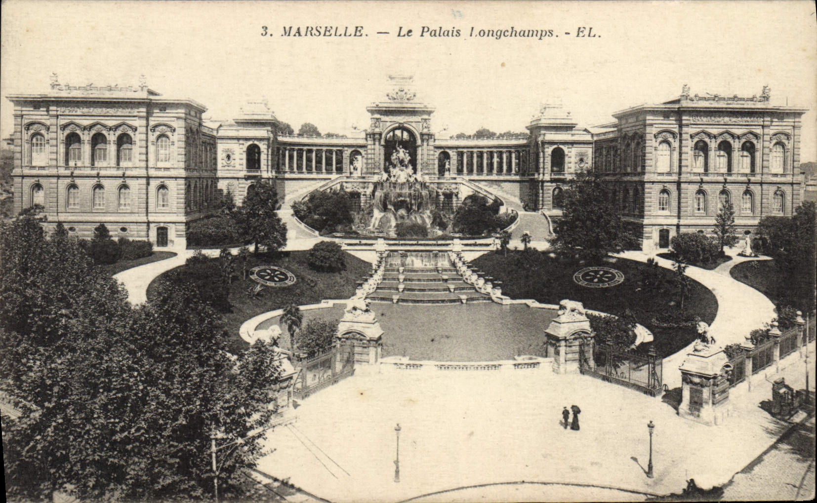 CPA Marseille Le Palais Longchamps