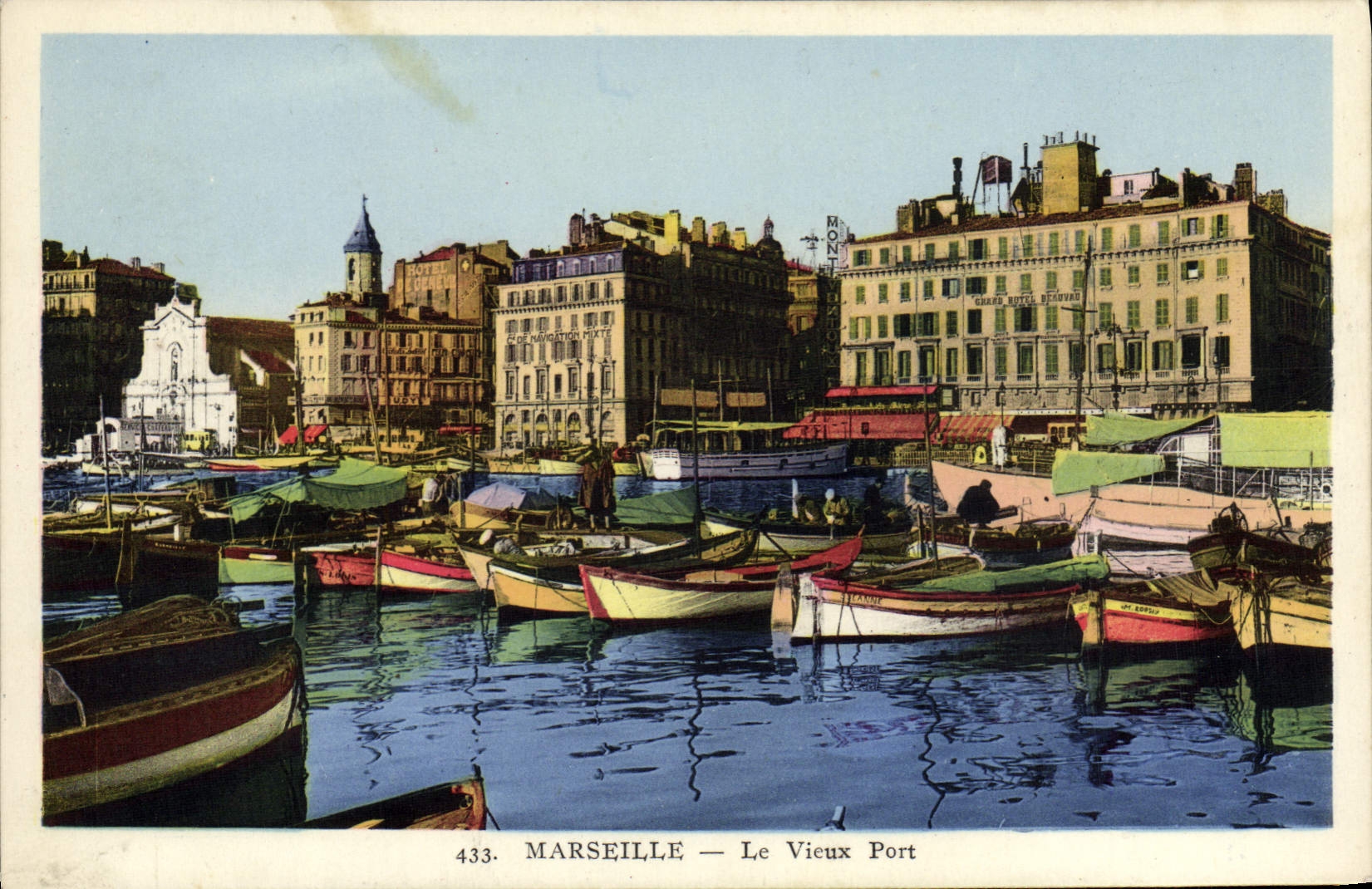 CPA Marseille Le Vieux Port Bateaux