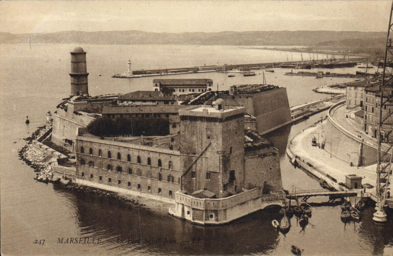 CPA Marseille Le fort Saint Jean