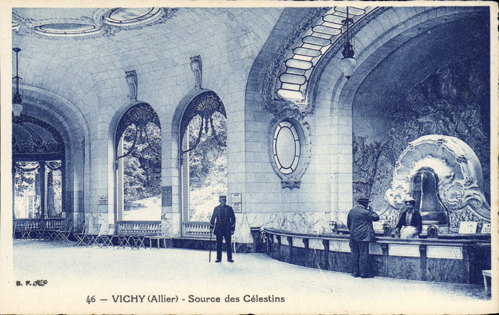 CPA Vichy Source Des Celestins