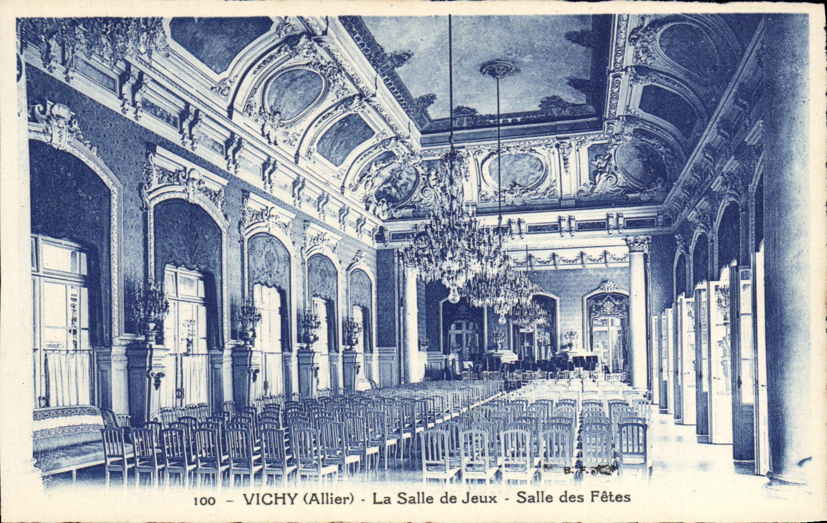 CPA Vichy La Salle De Jeux Salle Des Fetes