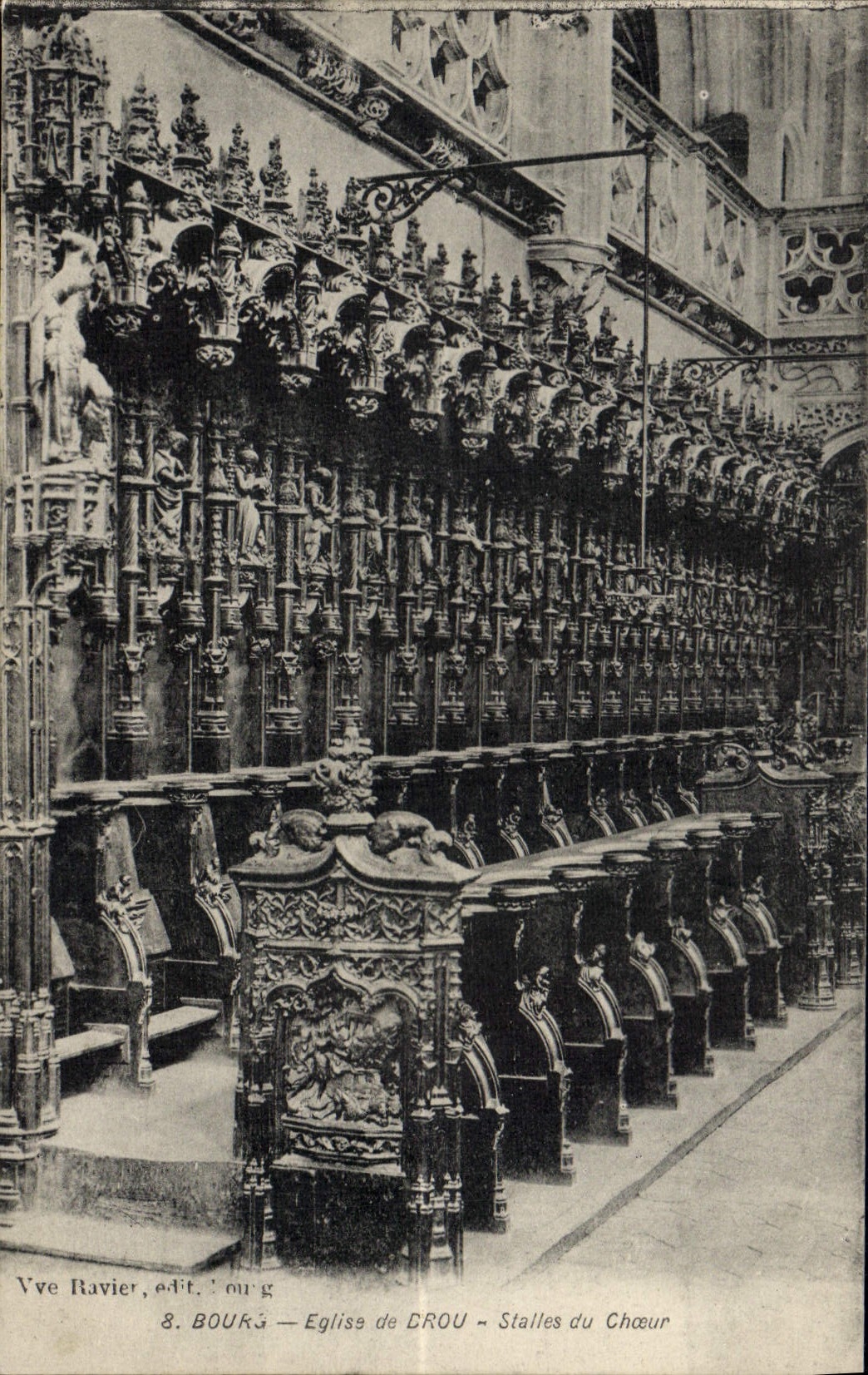 CPA Bourg Eglise De Brou Stalles du choeur 