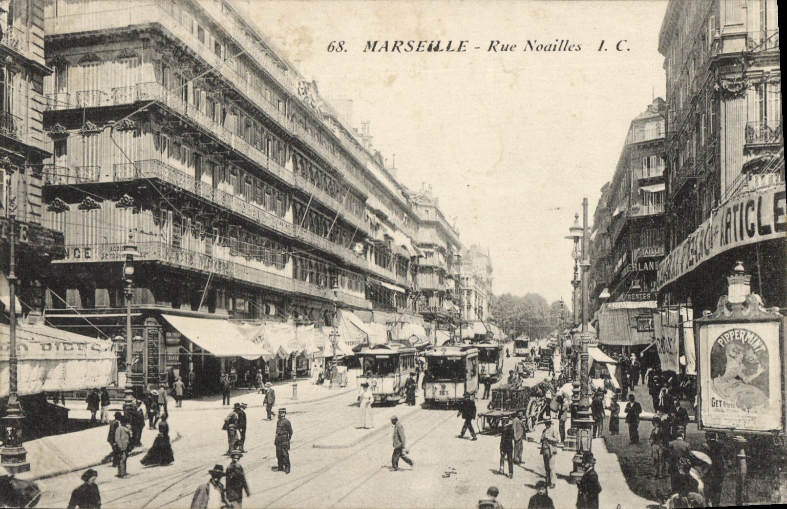 CPA Marseille Rue Noailles