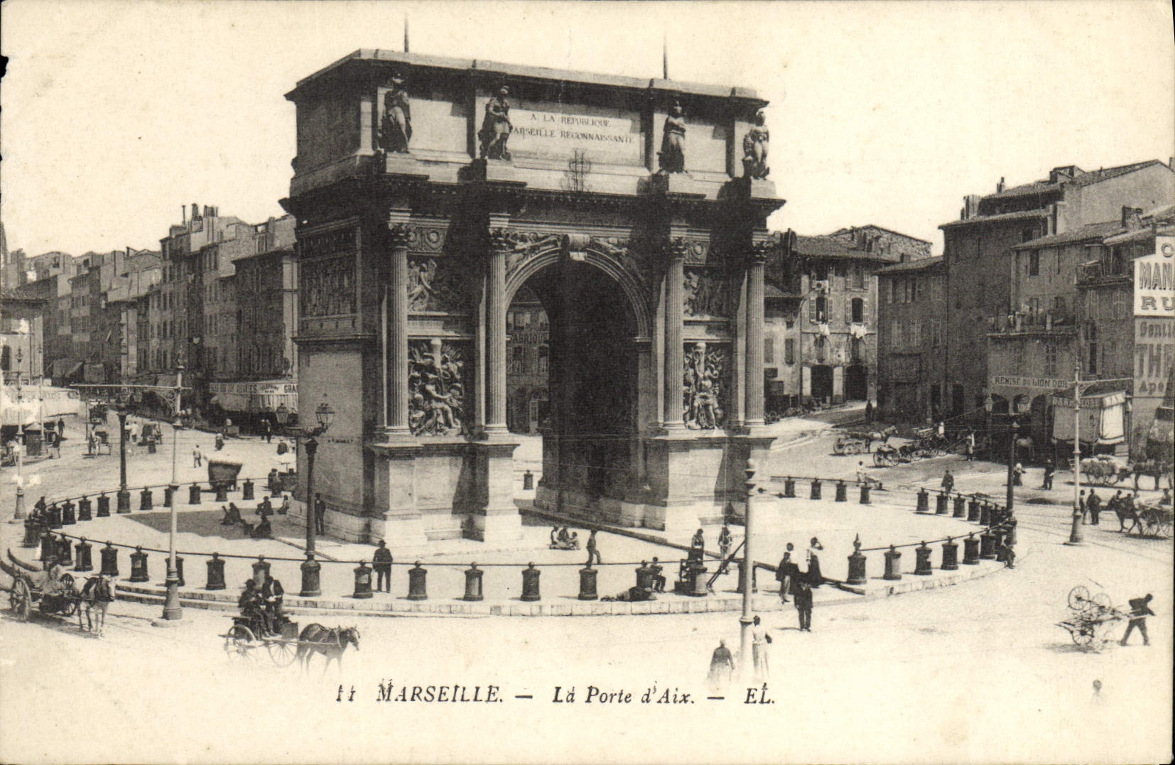CPA Marseille La Porte D'Aix