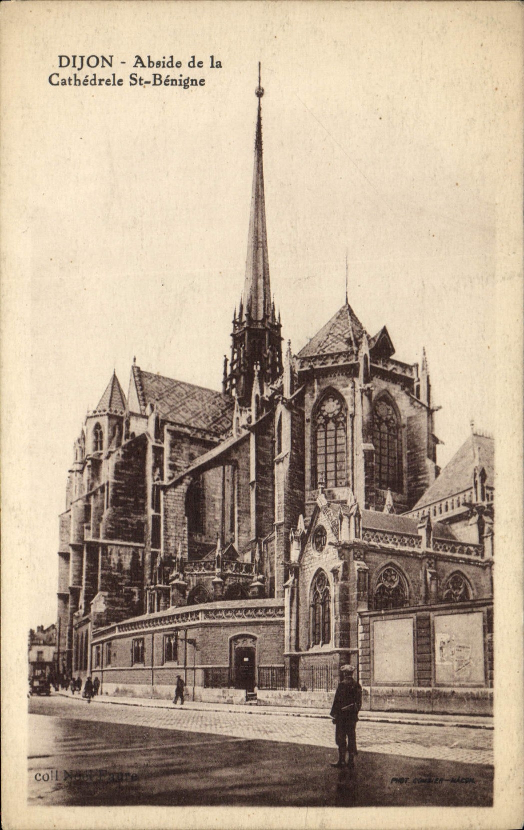 CPA Dijon Abside De La Cathedrale St Benigne