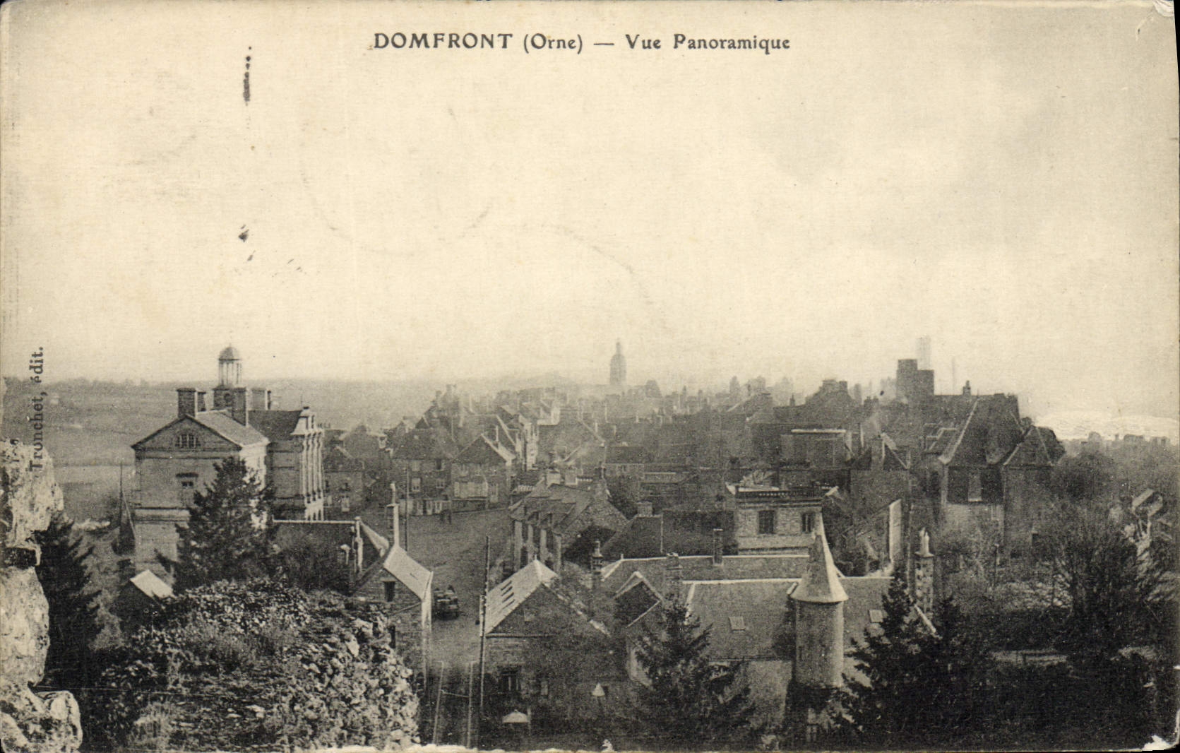 CPA Domfront Vue Panoramique