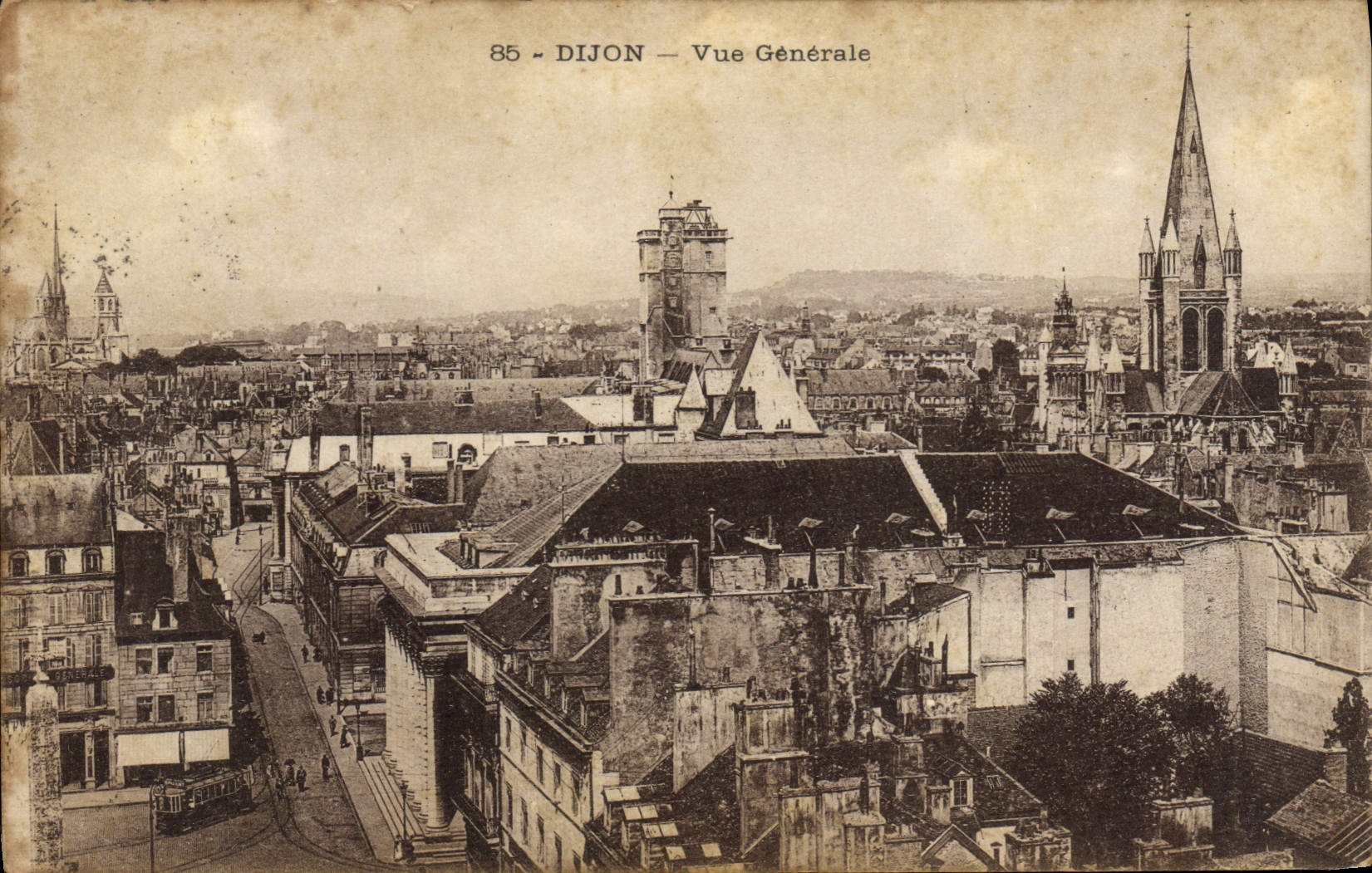 CPA Dijon Vue Generale