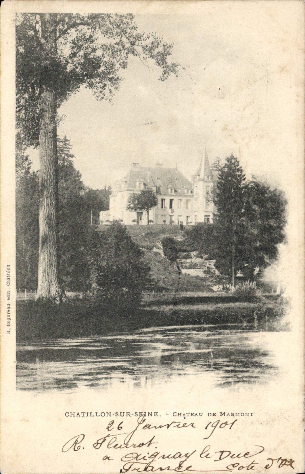 CPA Chatillon Sur Seine Chateau de Marmont