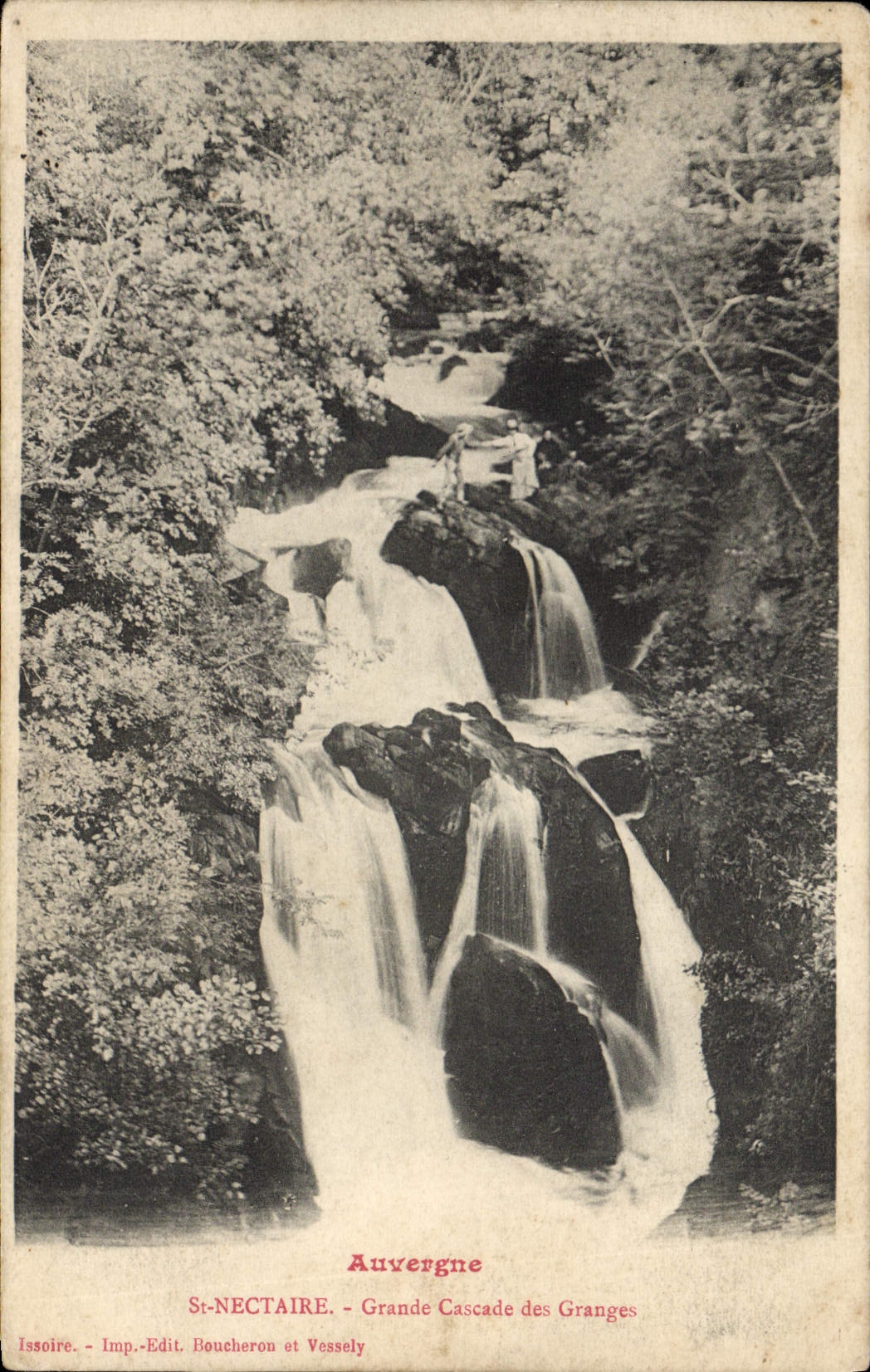 CPA L'Auvergne St Nectaire Grande Cascade Des Granges