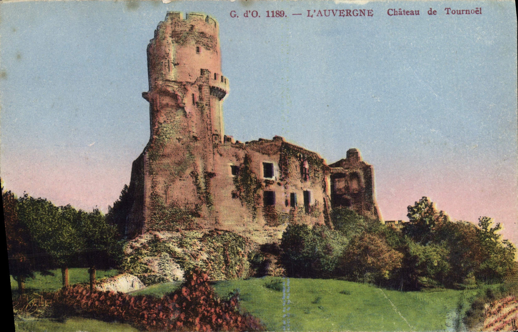 CPA L'Auvergne Chateau De Tournoel