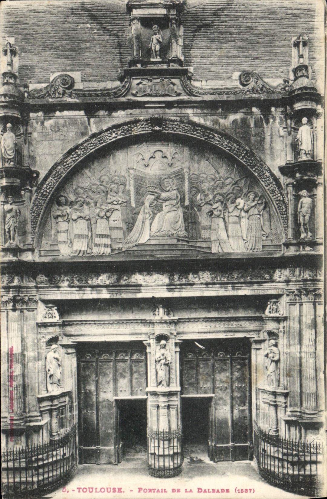 CPA Toulouse Portail De La Dalbade