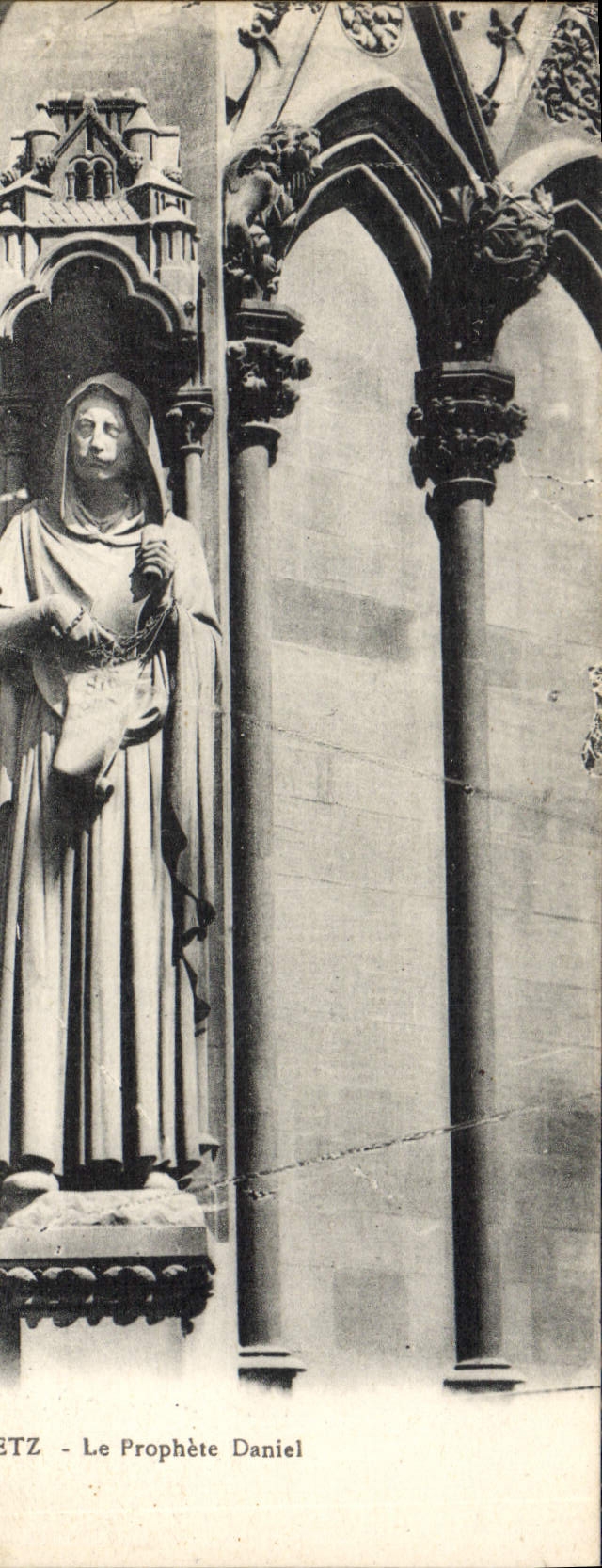 POSTAL Metz de la VENDIMIA el profeta Daniel