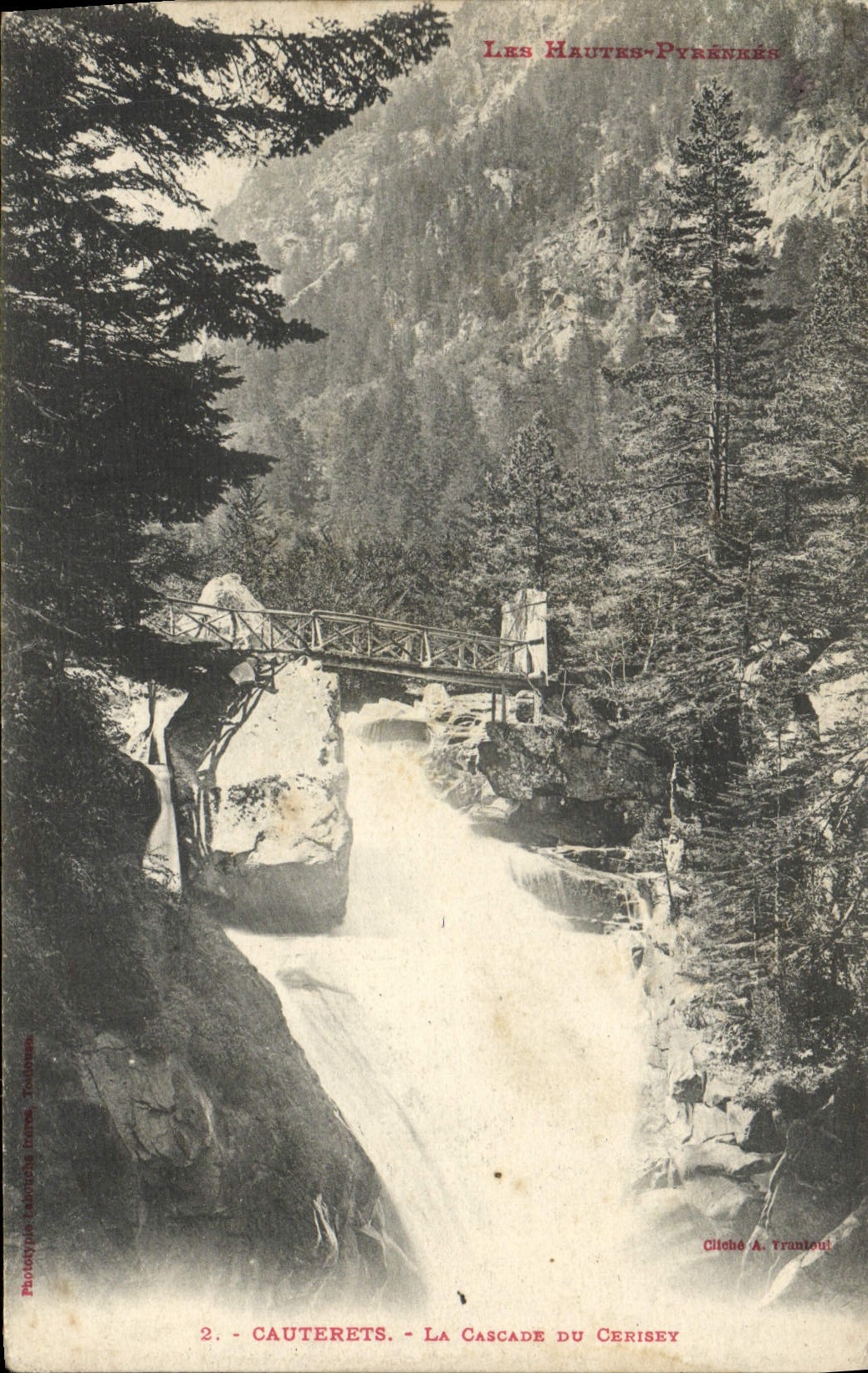 CPA Cauterets La Cascade Du Cerisey