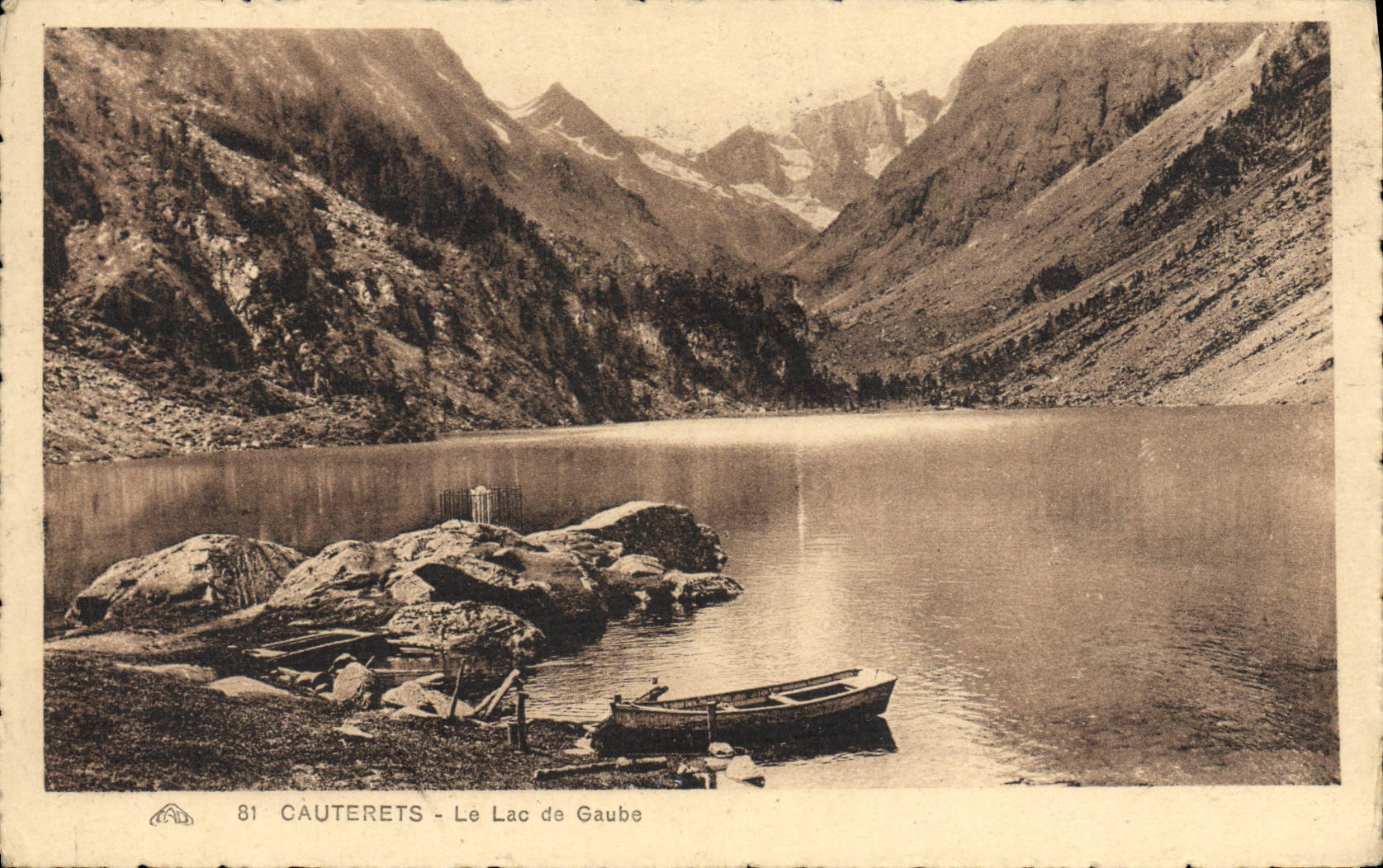CPA Cauterets Le Lac De Gaube