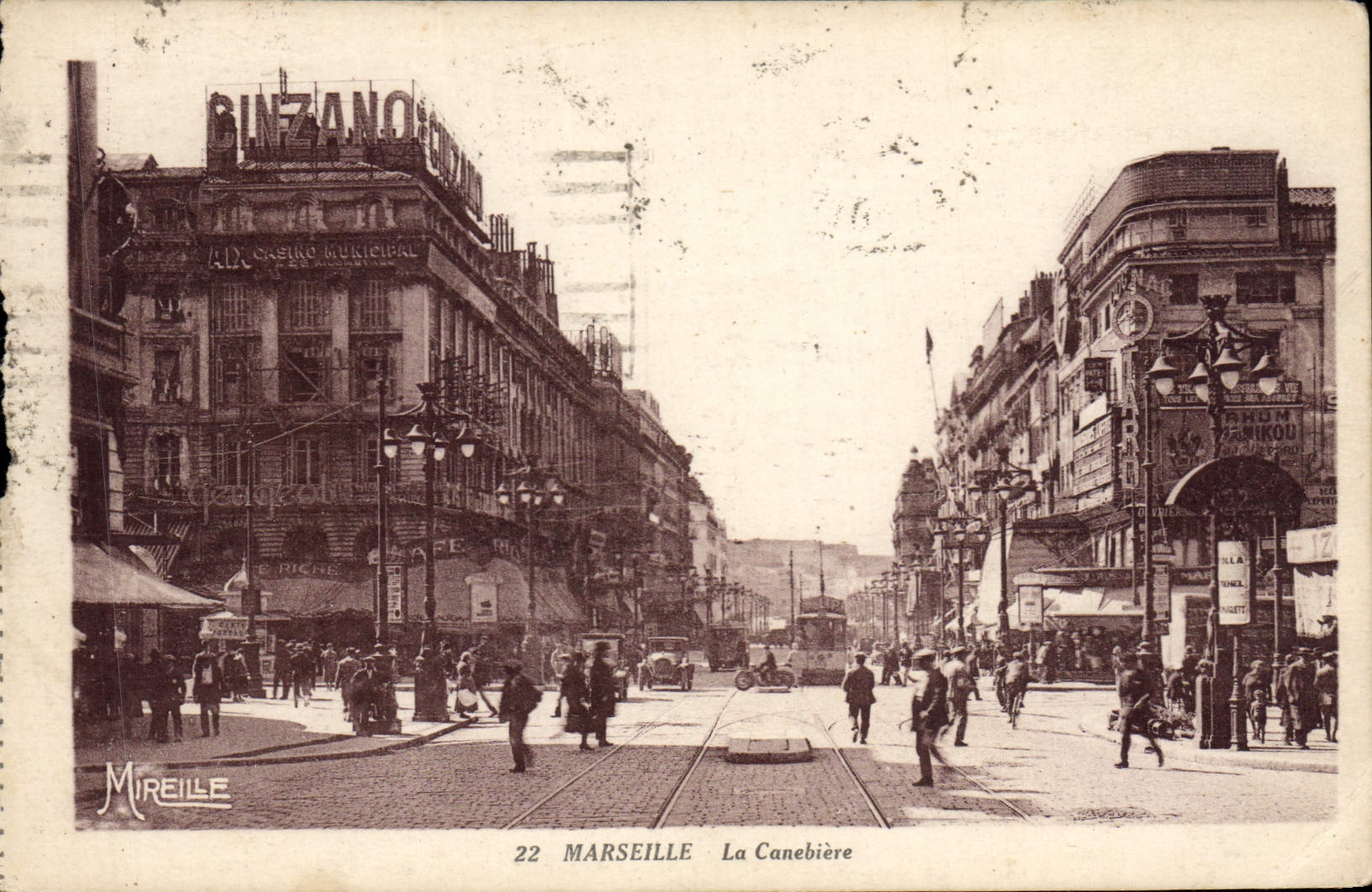 CPA Marseille La Canebiere