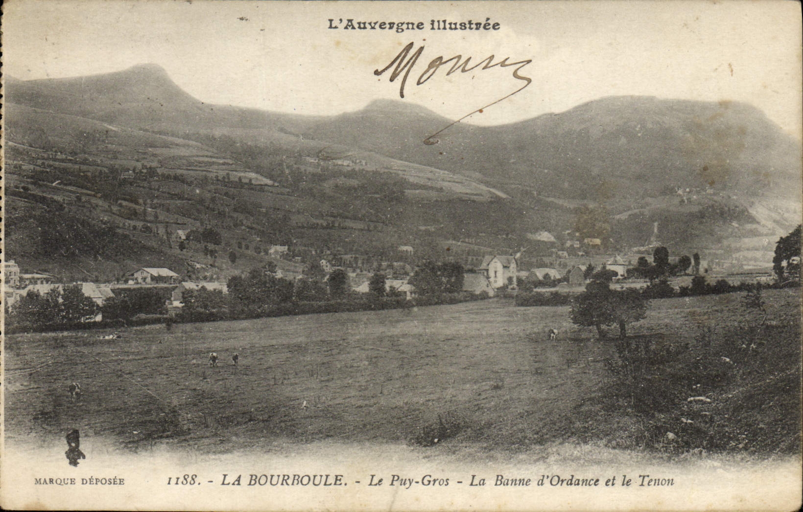CPA La Bourboule Le Puy Gros la Banne d'Ordance et le Tenon