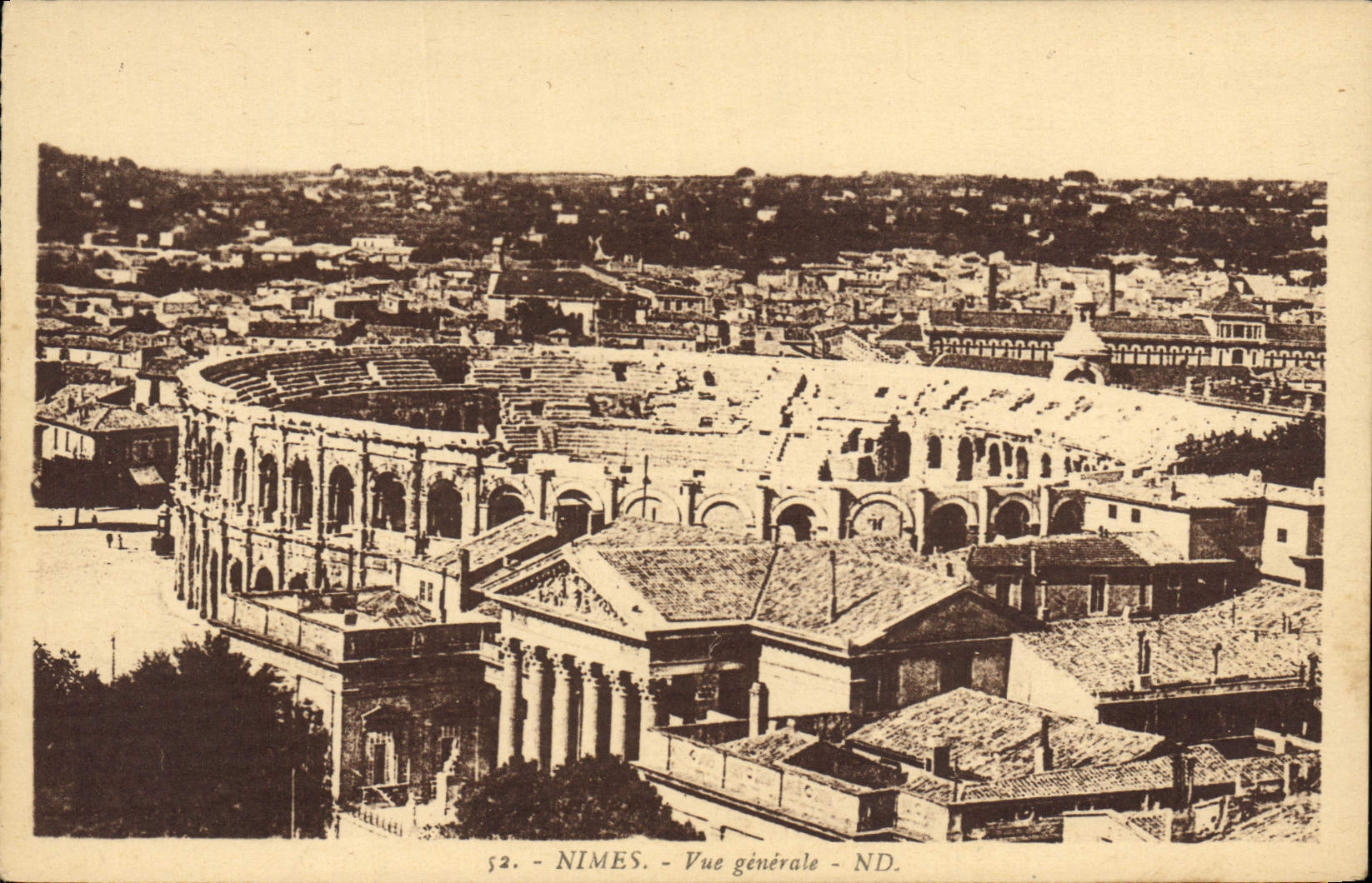 CPA Nimes Vue Generale