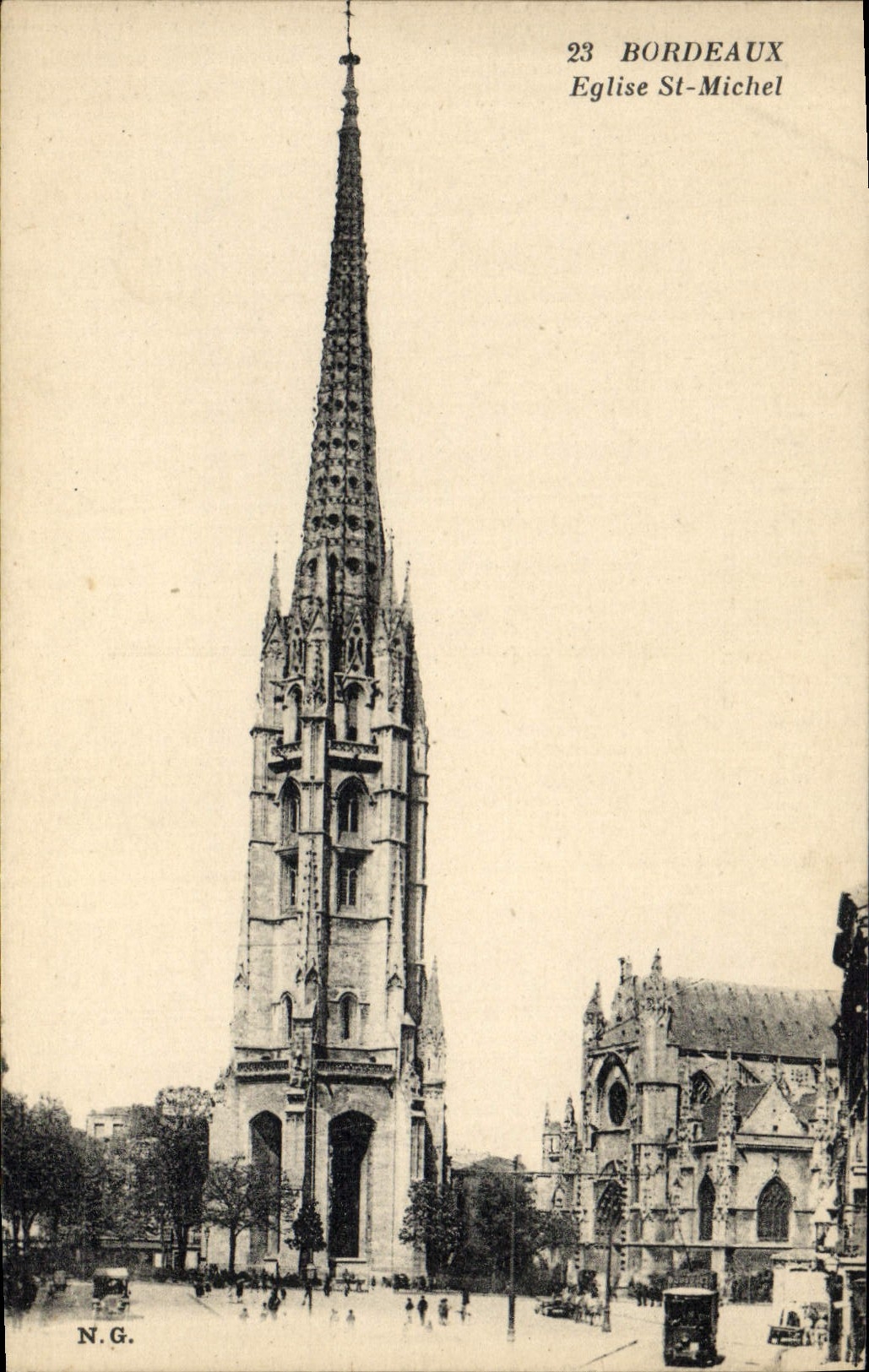 CPA Bordeaux Eglise St Michel