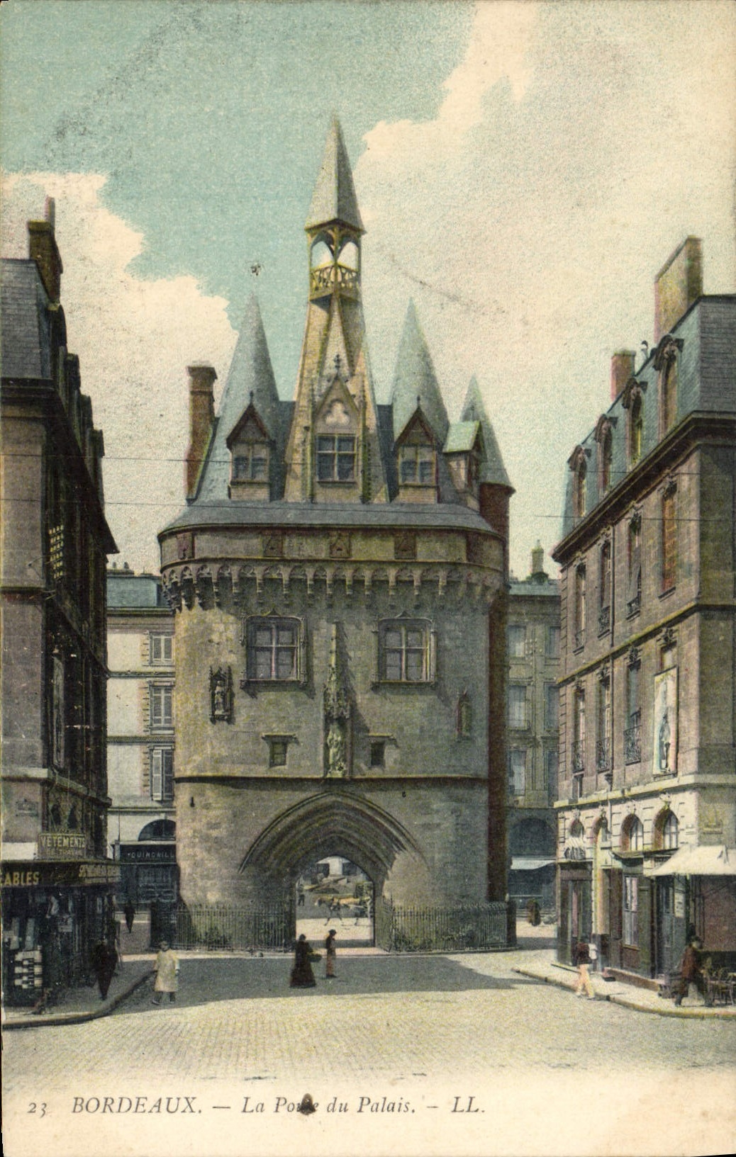 CPA Bordeaux La porte du Palais