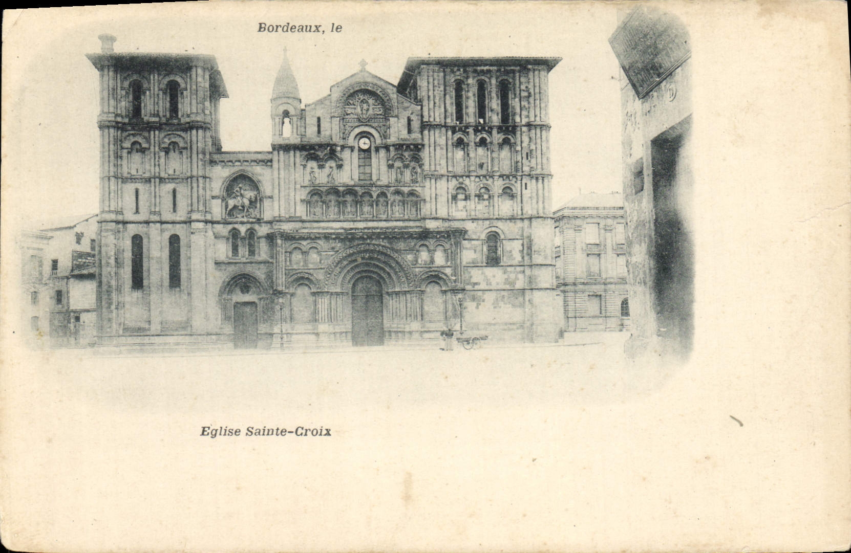 CPA Bordeaux Eglise Sainte Croix