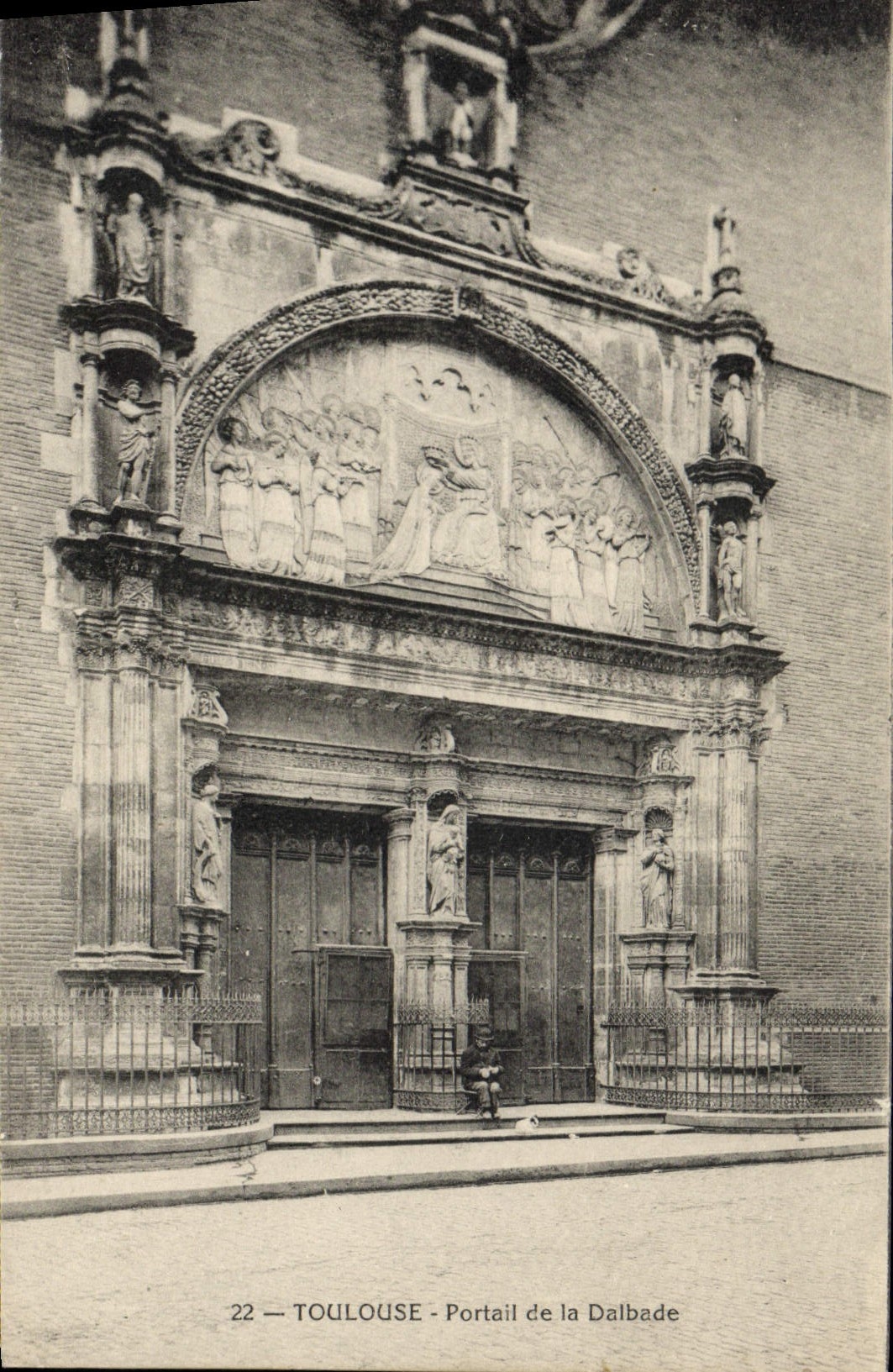 CPA Toulouse Portail De La Dalbade