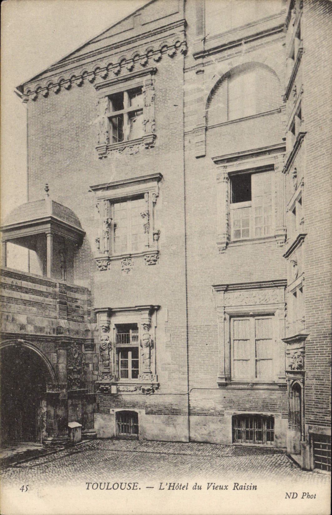CPA Toulouse L'Hotel Du Vieux Raisin