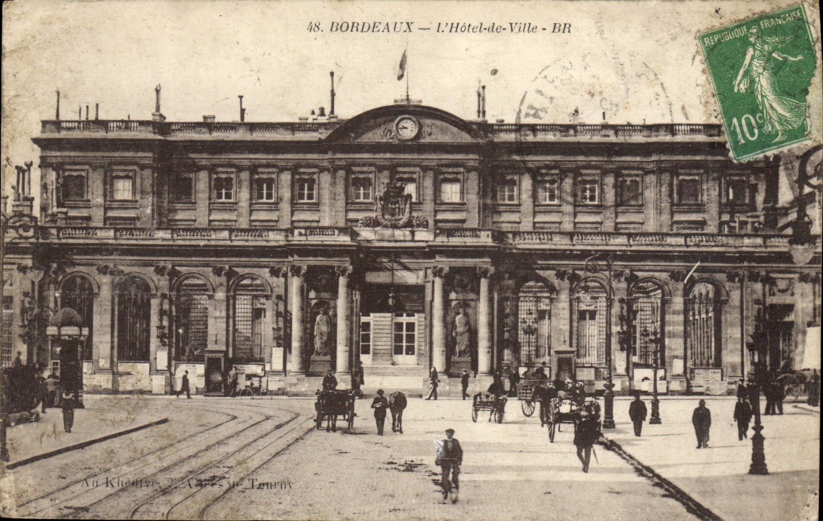 CPA Bordeaux L'Hotel De Ville