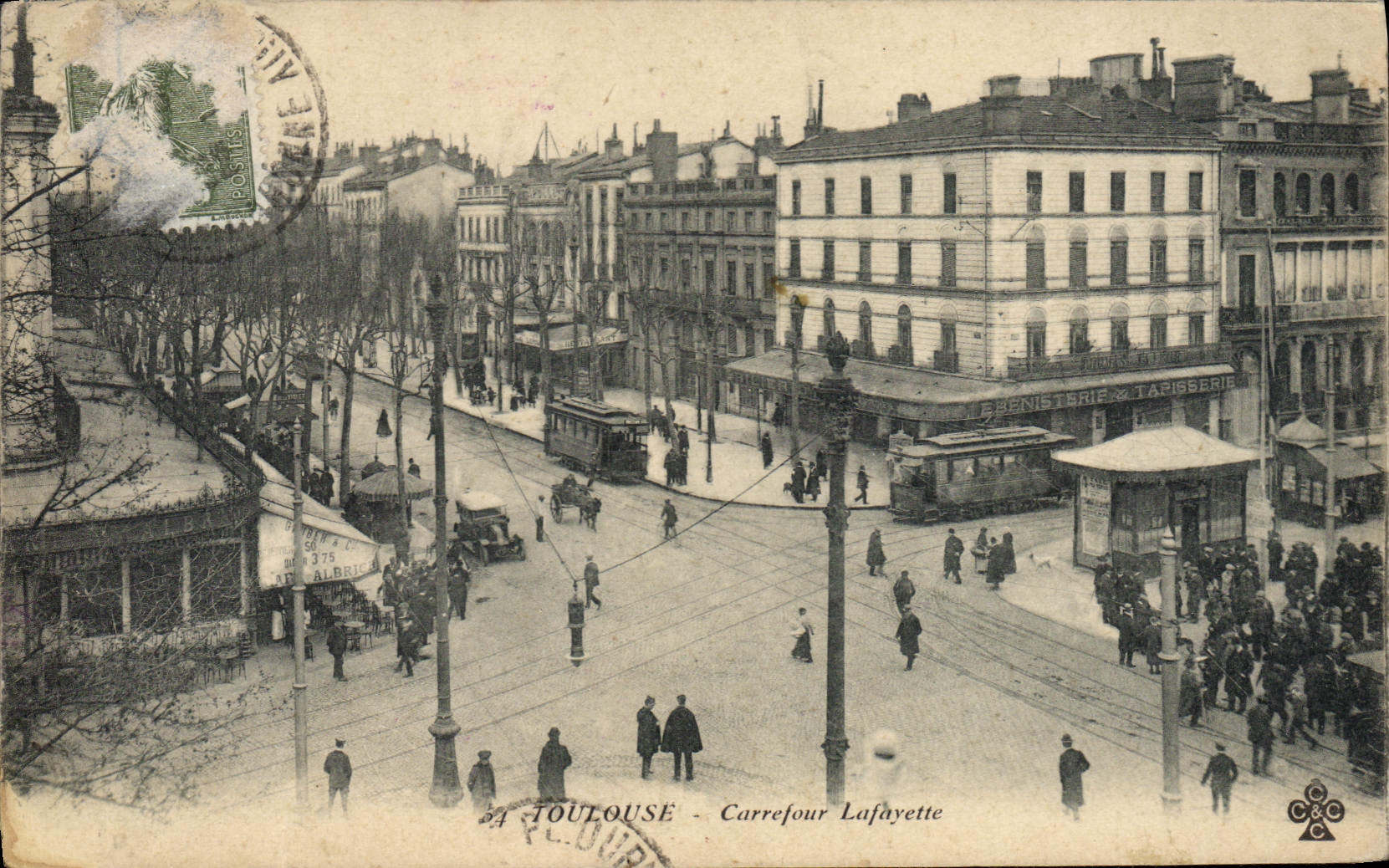 CPA Toulouse Carrefour Lafayette Tramway