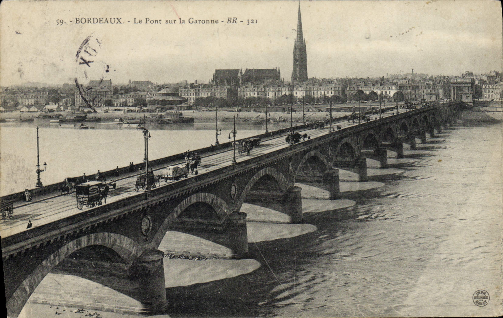 CPA Bordeaux Le Pont Sur La Garonne